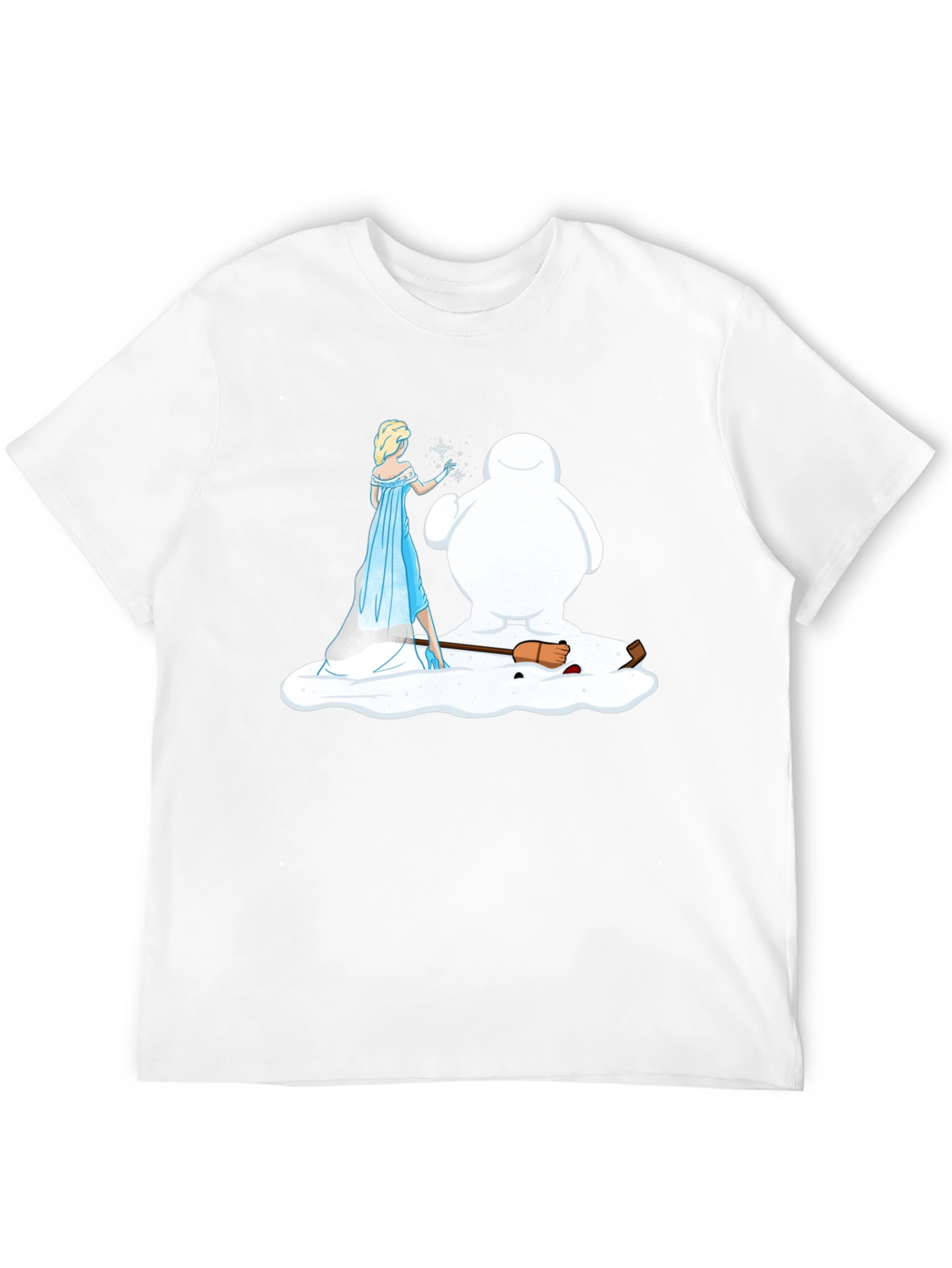 Elsa & Olaf Cartoon T-Shirt