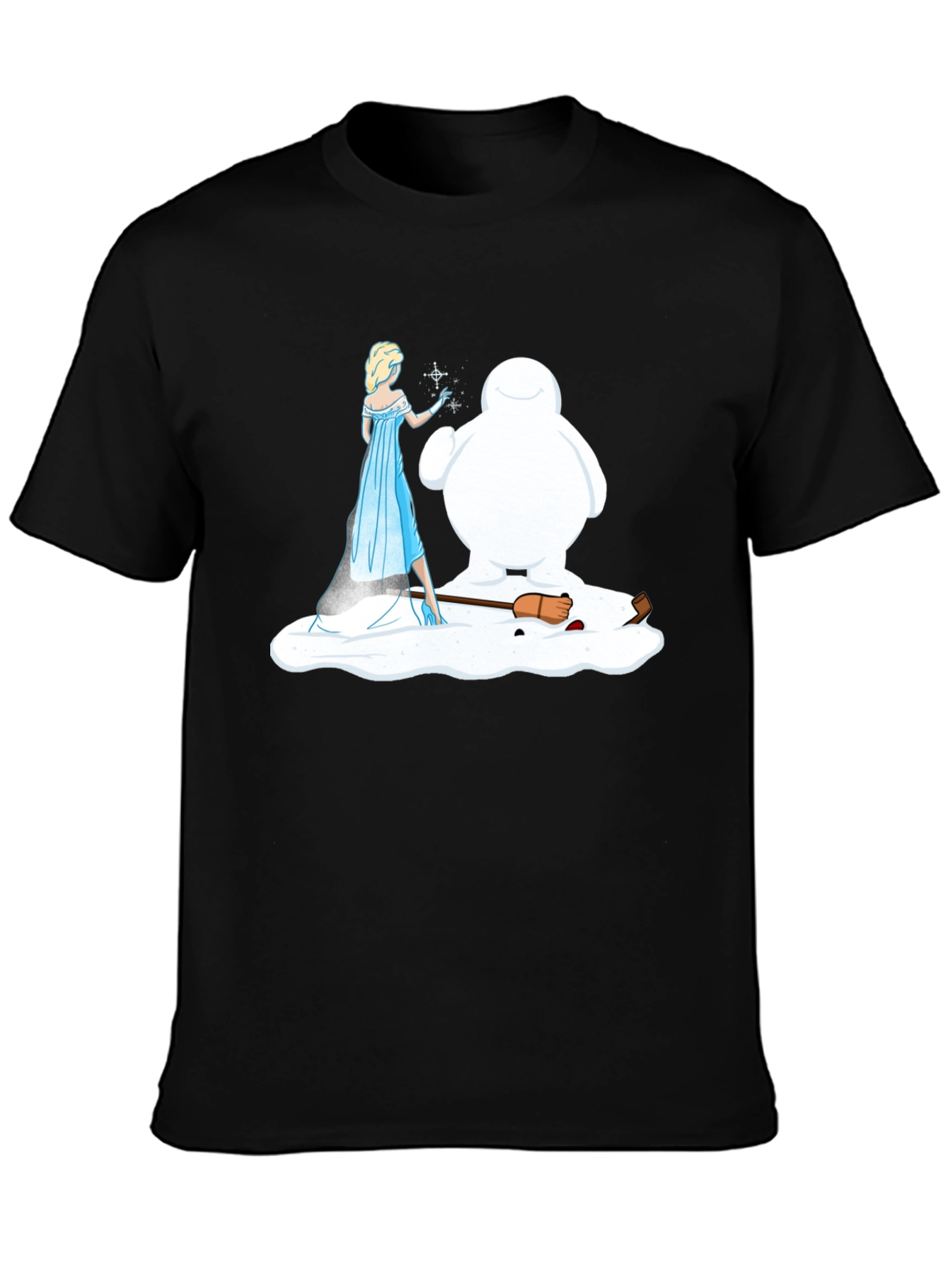 Elsa & Olaf Cartoon T-Shirt