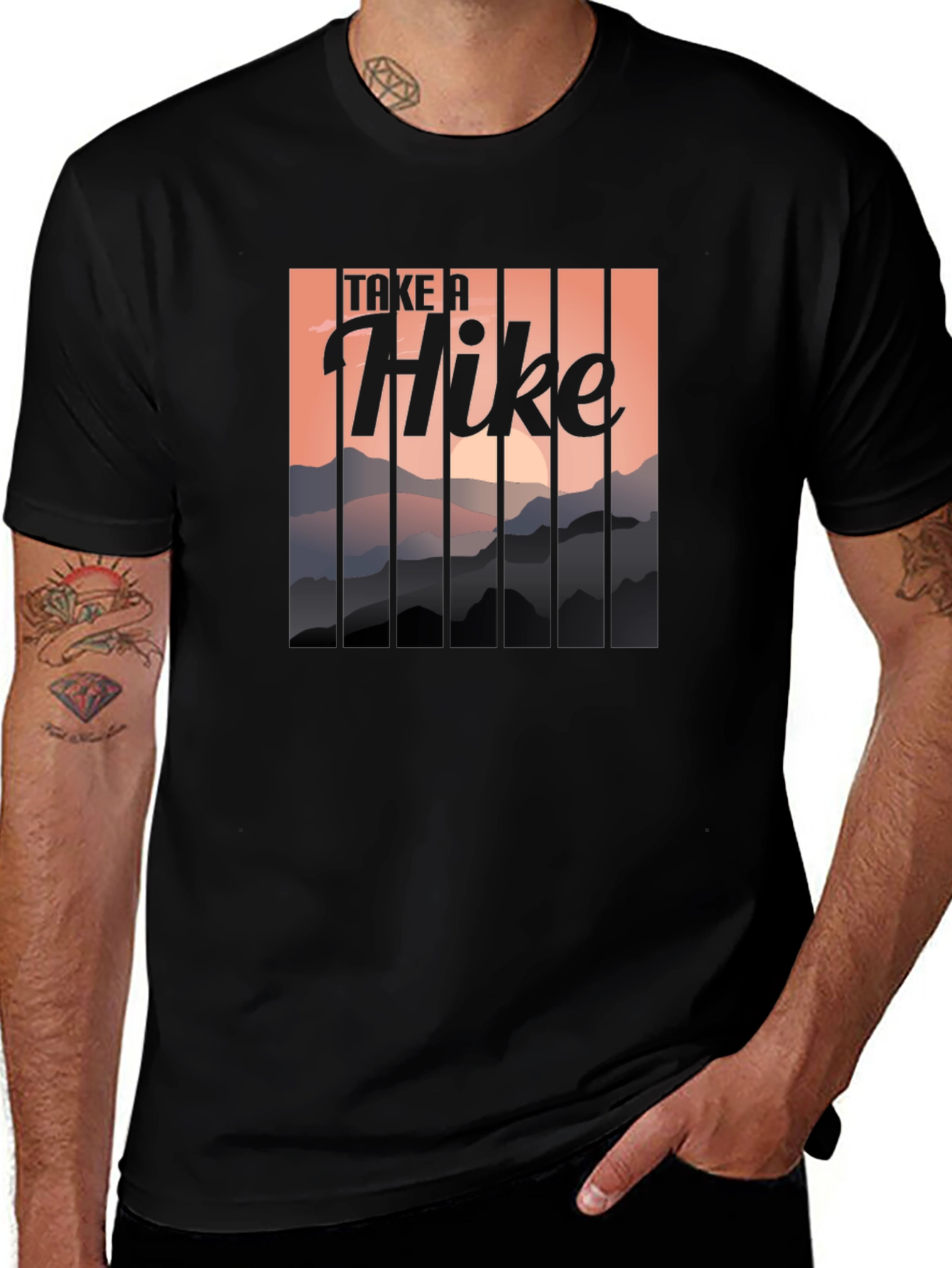 Take a Hike Graphic Tee - Mountain Adventure Shirt