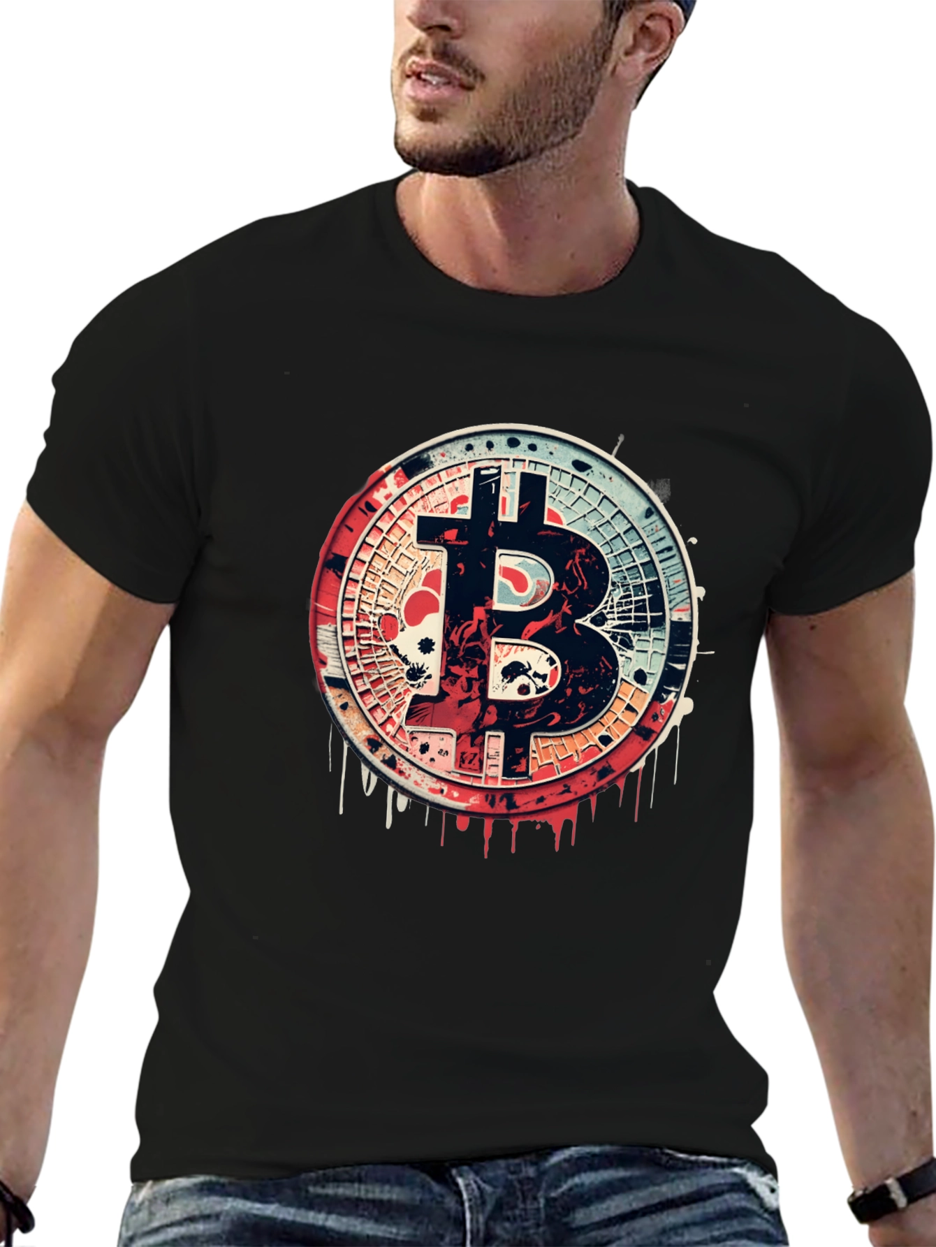 Bitcoin Graphic Tee - Crypto Currency Fashion