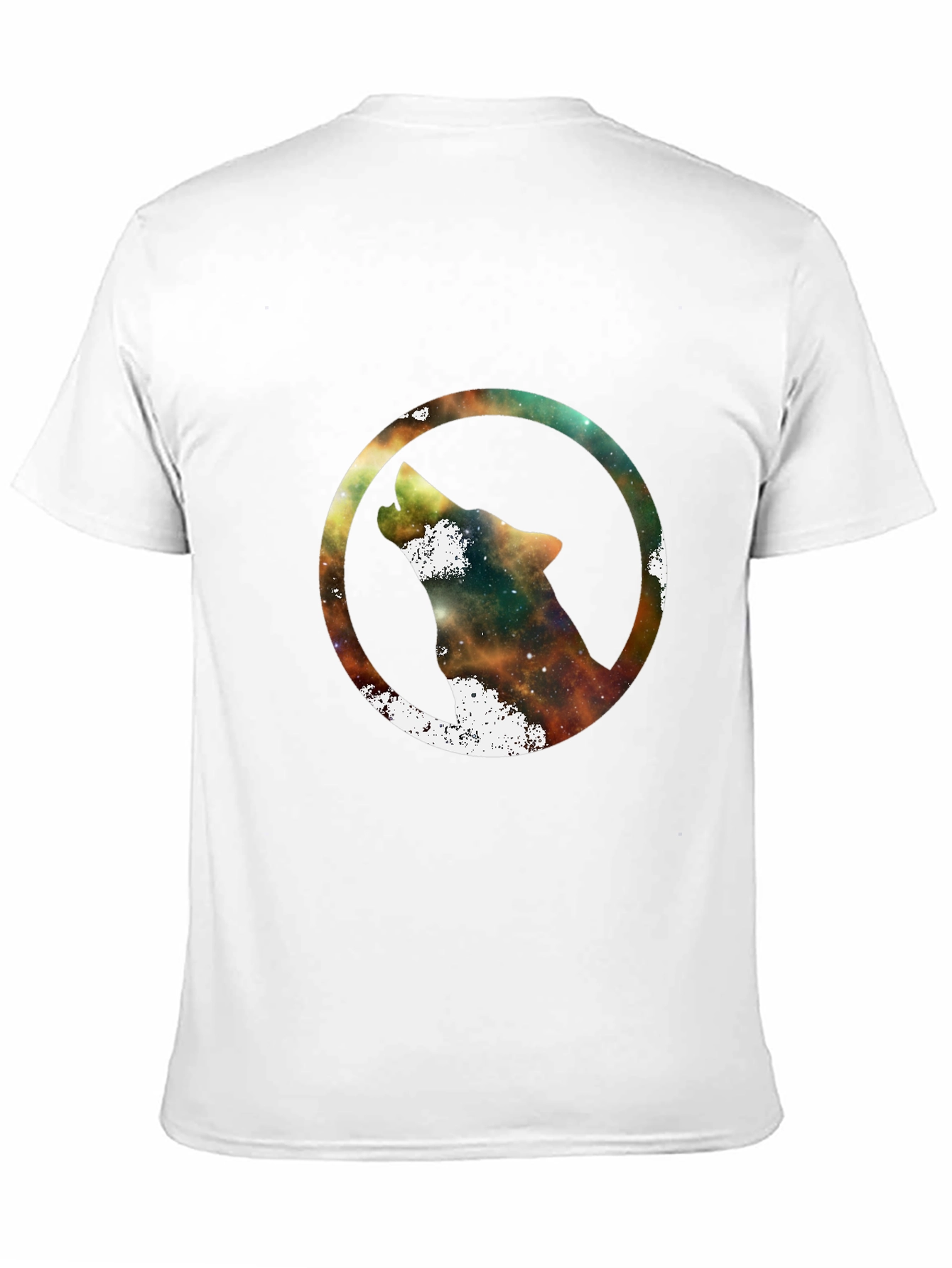 Galaxy Wolf T-Shirt - Stylish Black Tee