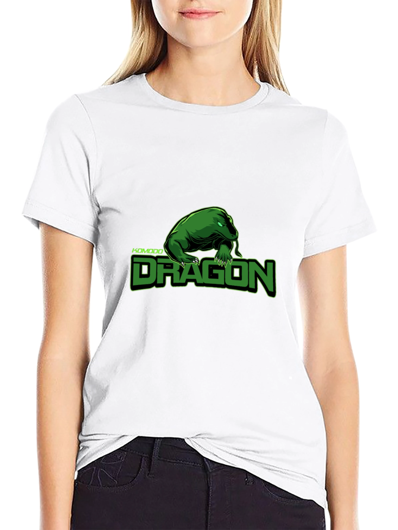 Komodo Dragon Graphic T-Shirt - Cool Reptile Tee