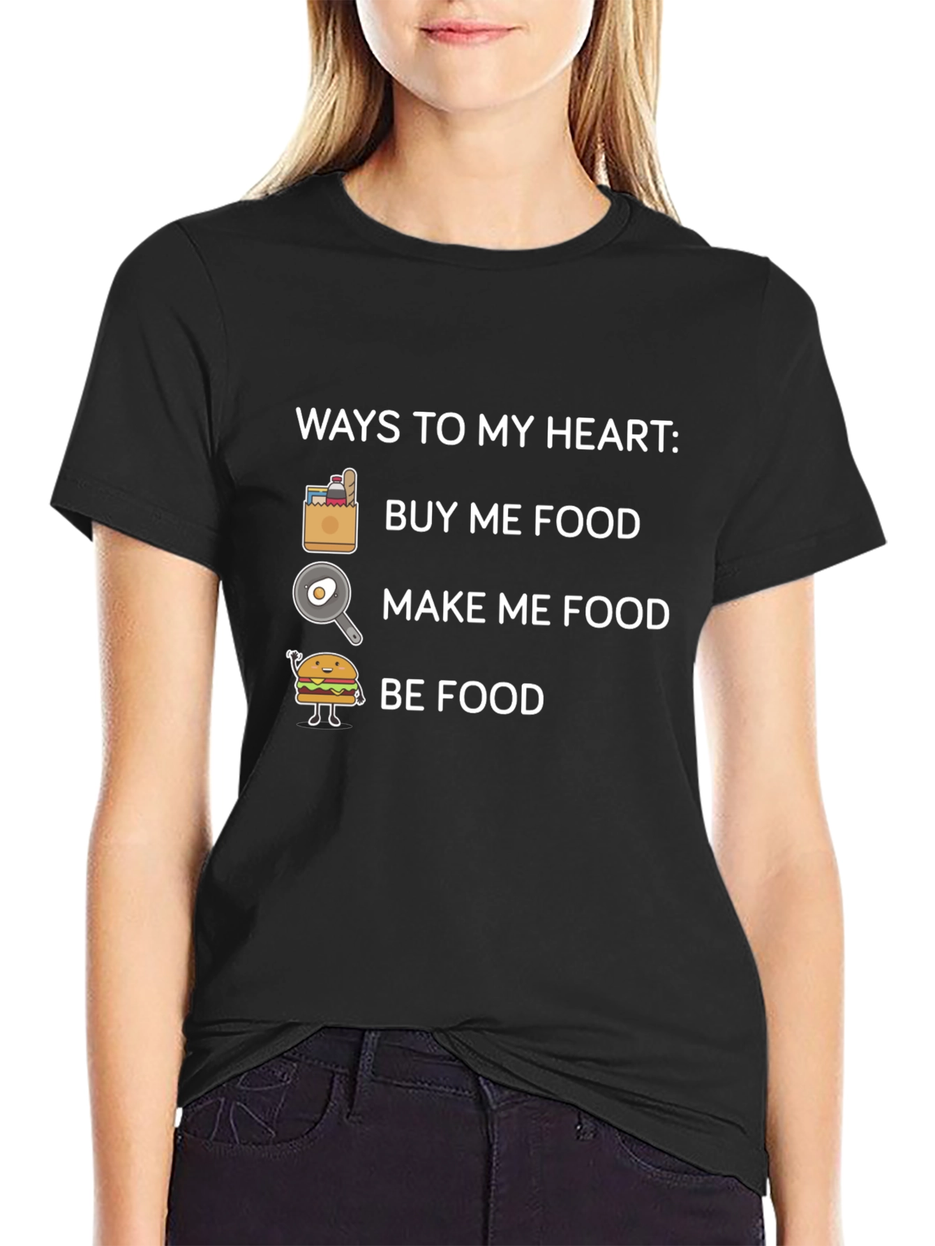 Ways to My Heart Funny Food T-Shirt