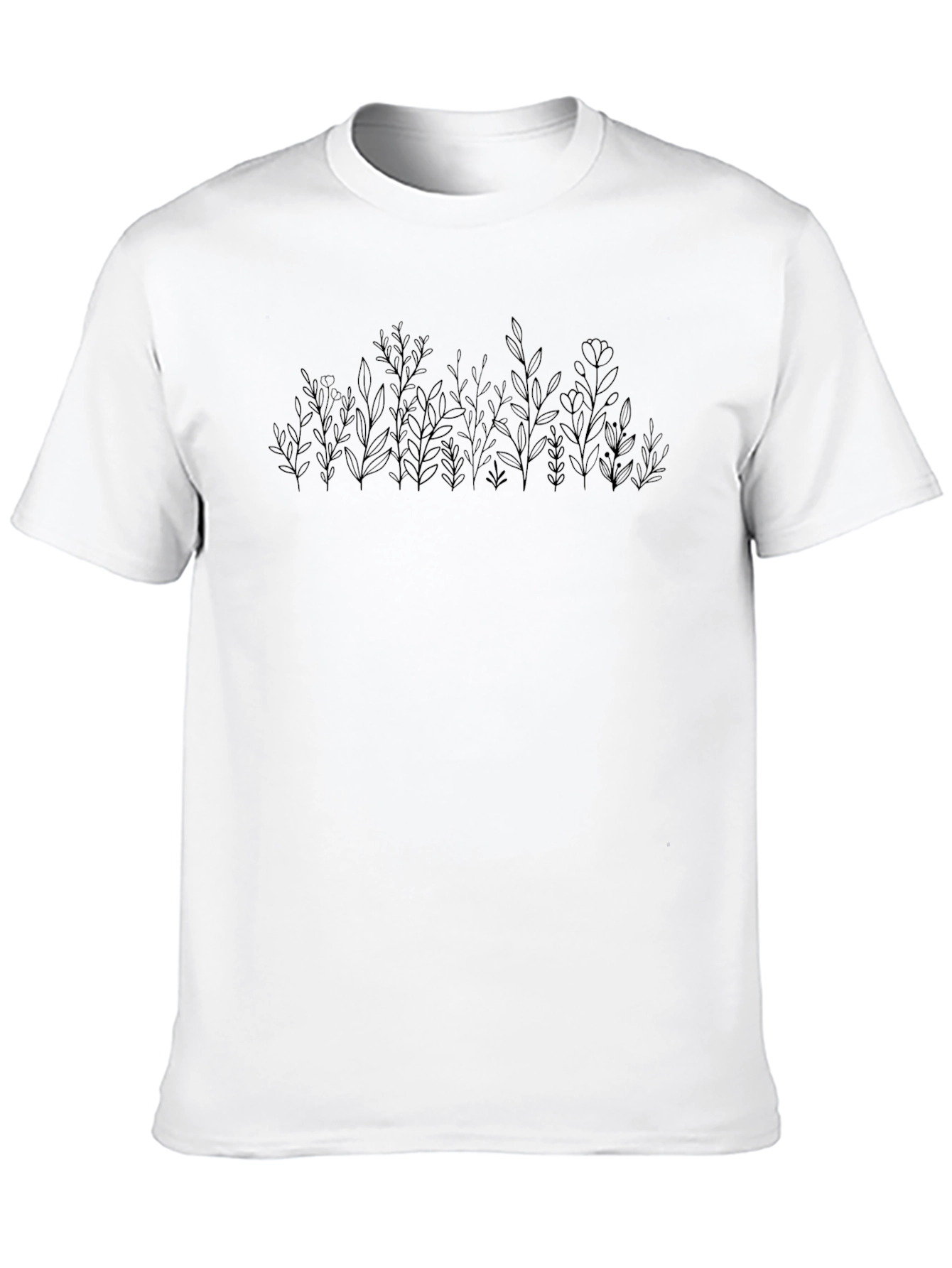 Nature Graphic Black T-Shirt for Men