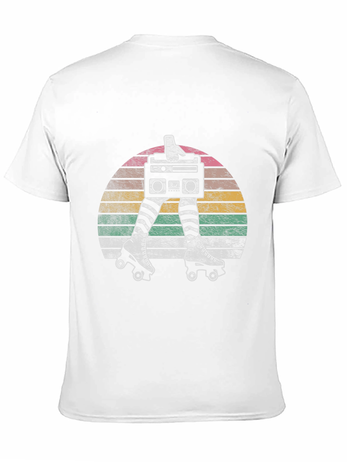Retro Roller Disco Boombox Graphic Tee