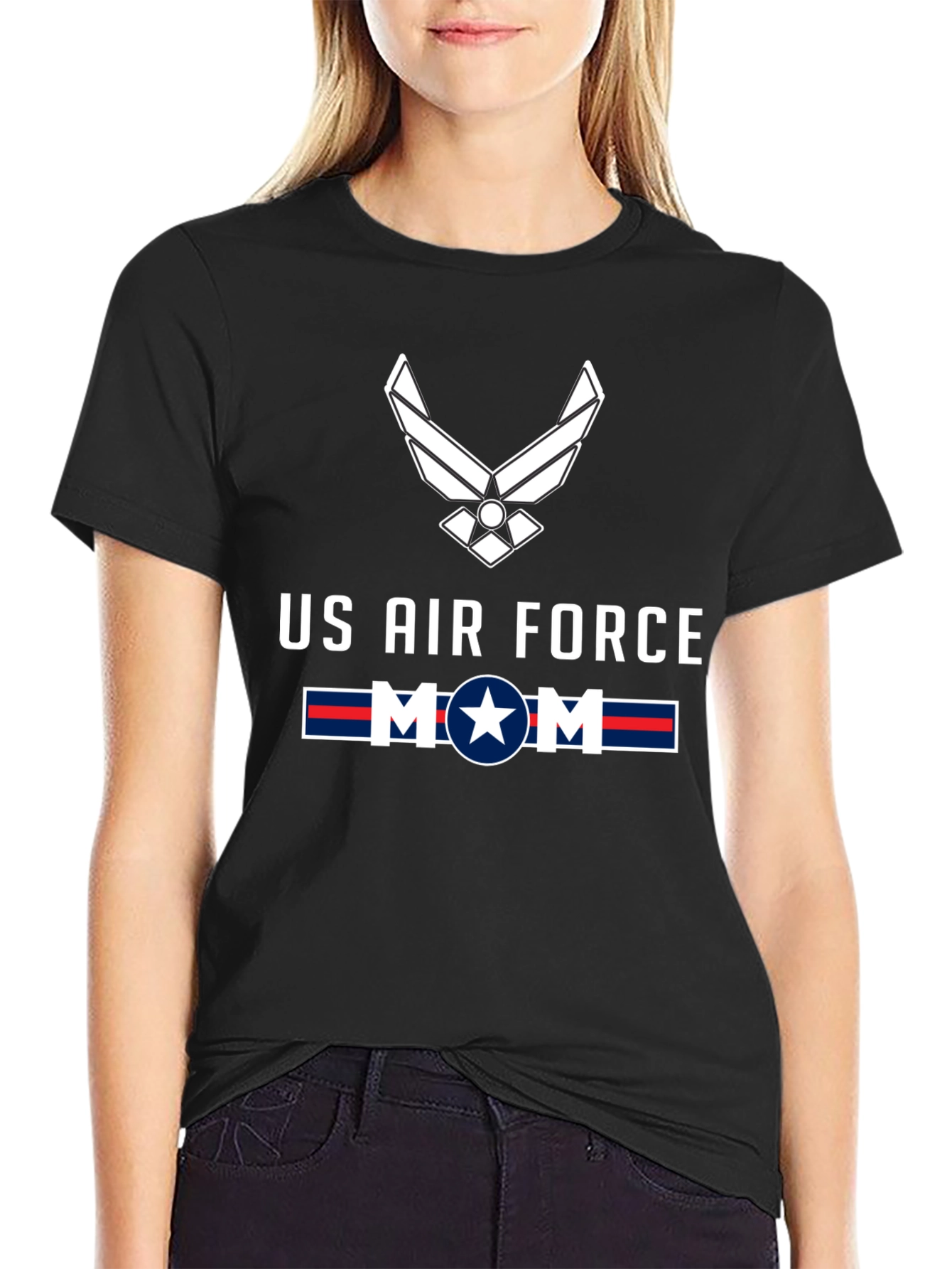 US Air Force Mom T-Shirt - Military Pride