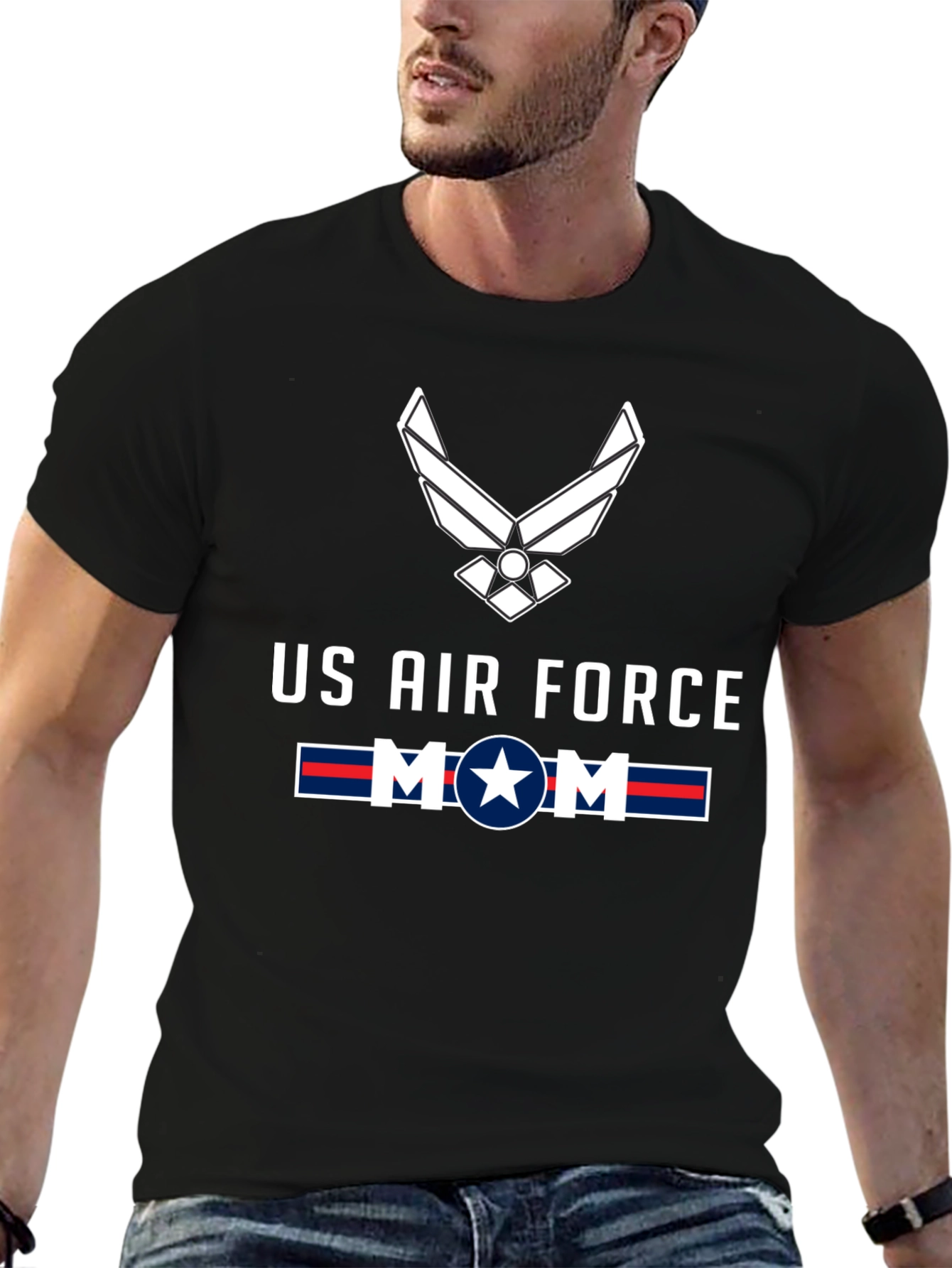 US Air Force Mom T-Shirt - Military Pride