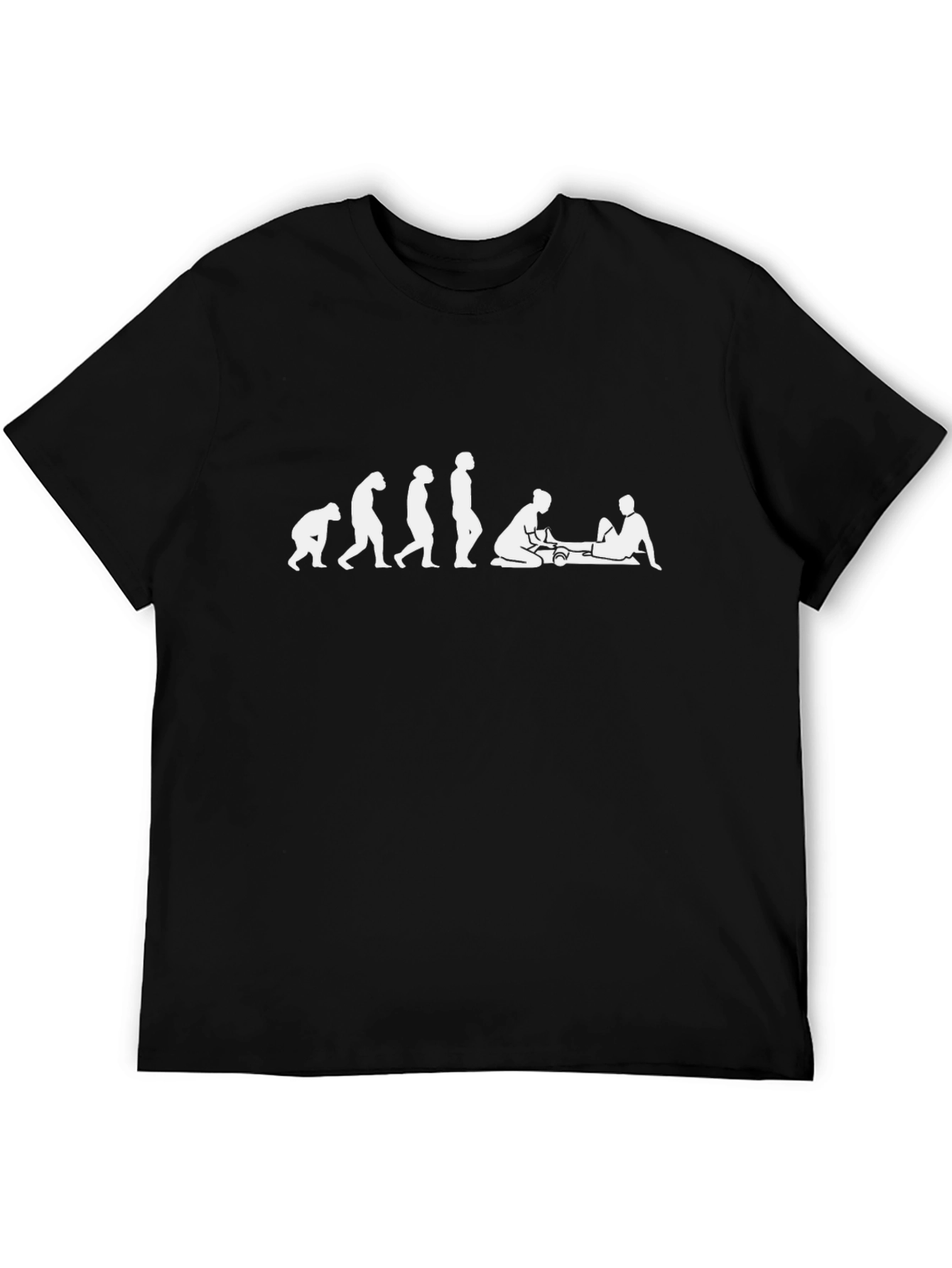 Chiropractor Evolution Black T-Shirt