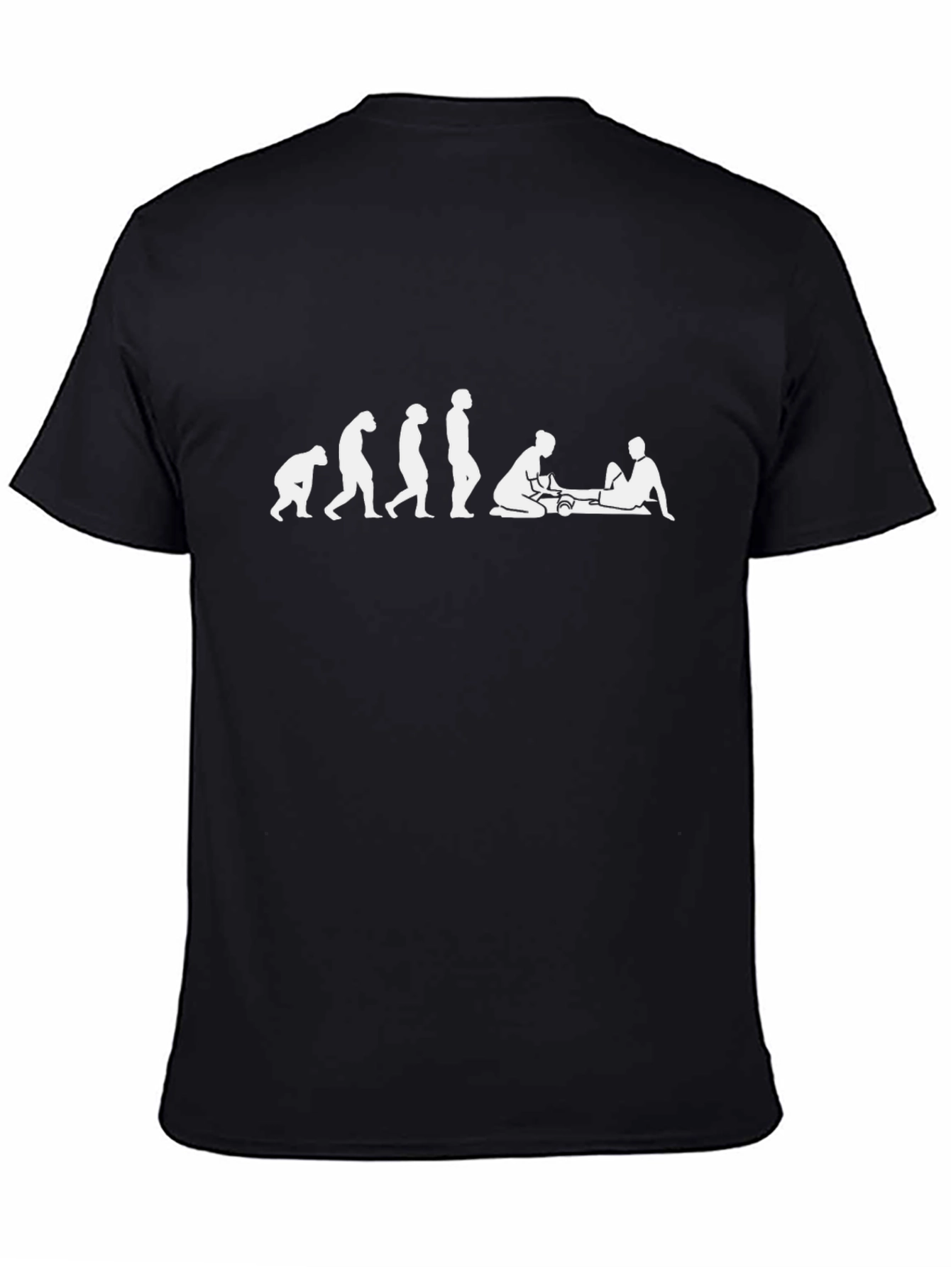 Chiropractor Evolution Black T-Shirt
