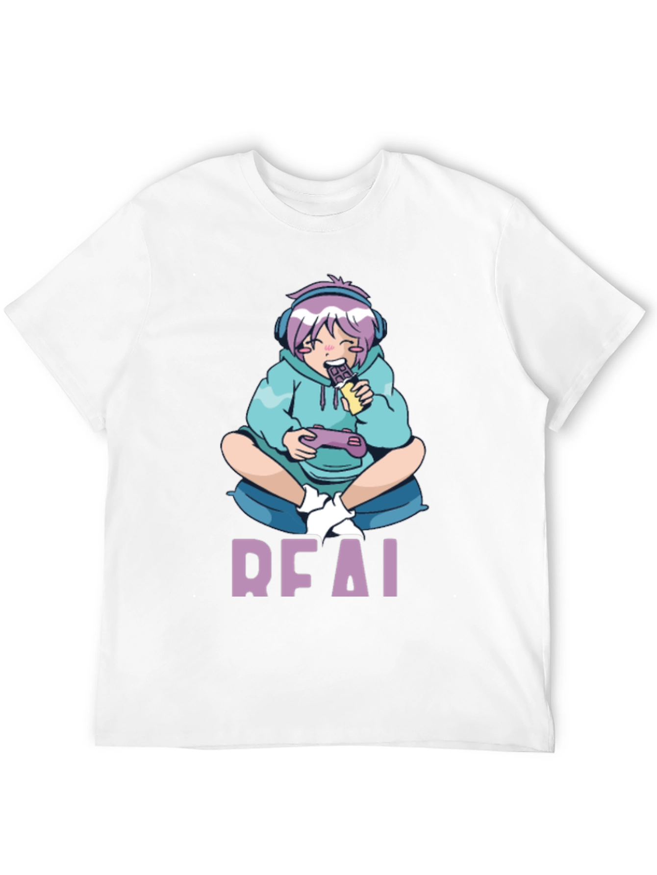 Anime Gamer Black T-Shirt