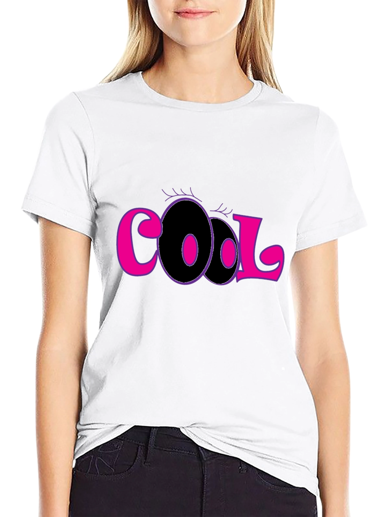 Cool Graphic Tee - Stylish Black Cotton T-Shirt