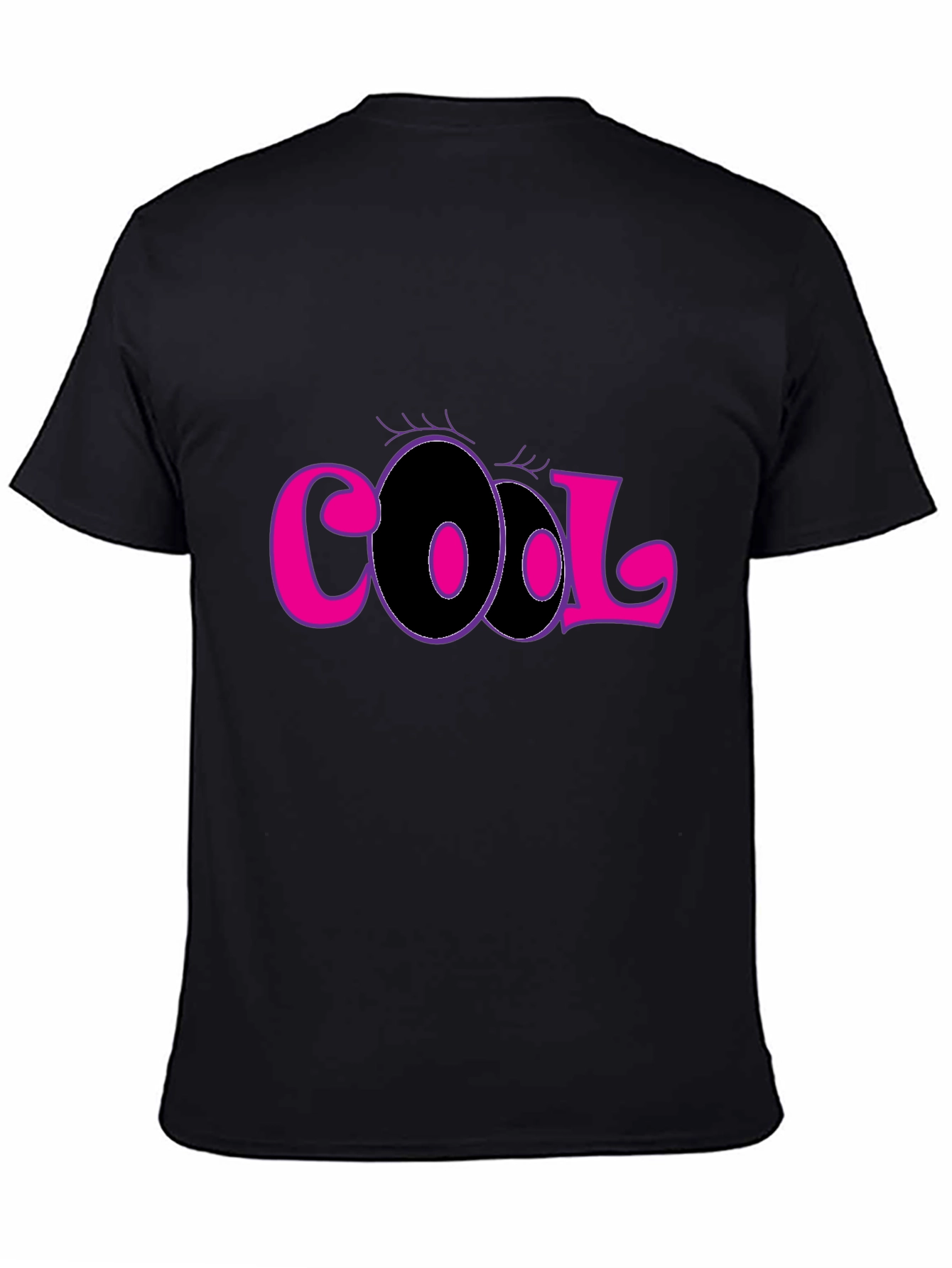 Cool Graphic Tee - Stylish Black Cotton T-Shirt