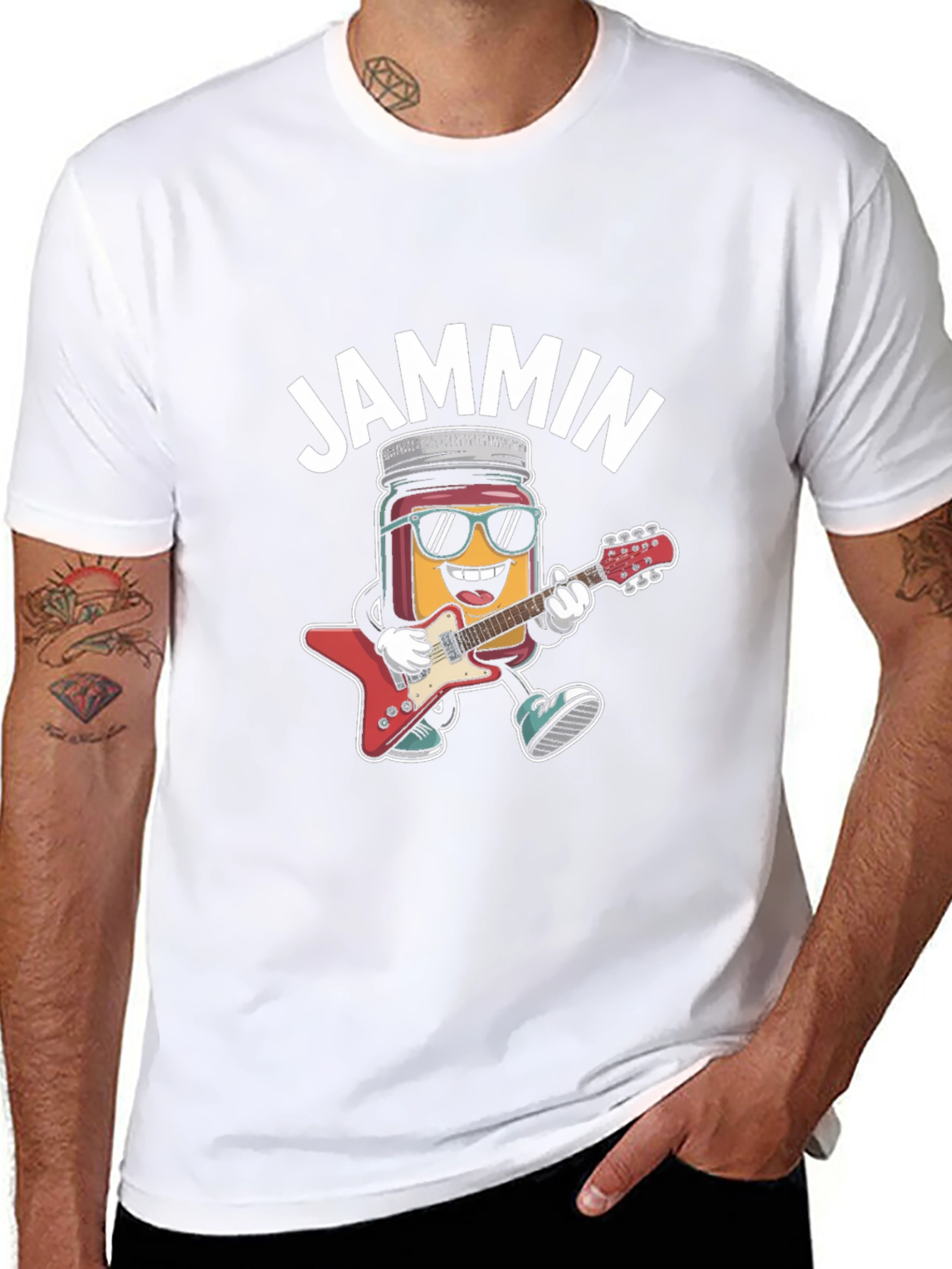 Jammin Guitar Jar T-Shirt - Rock On!