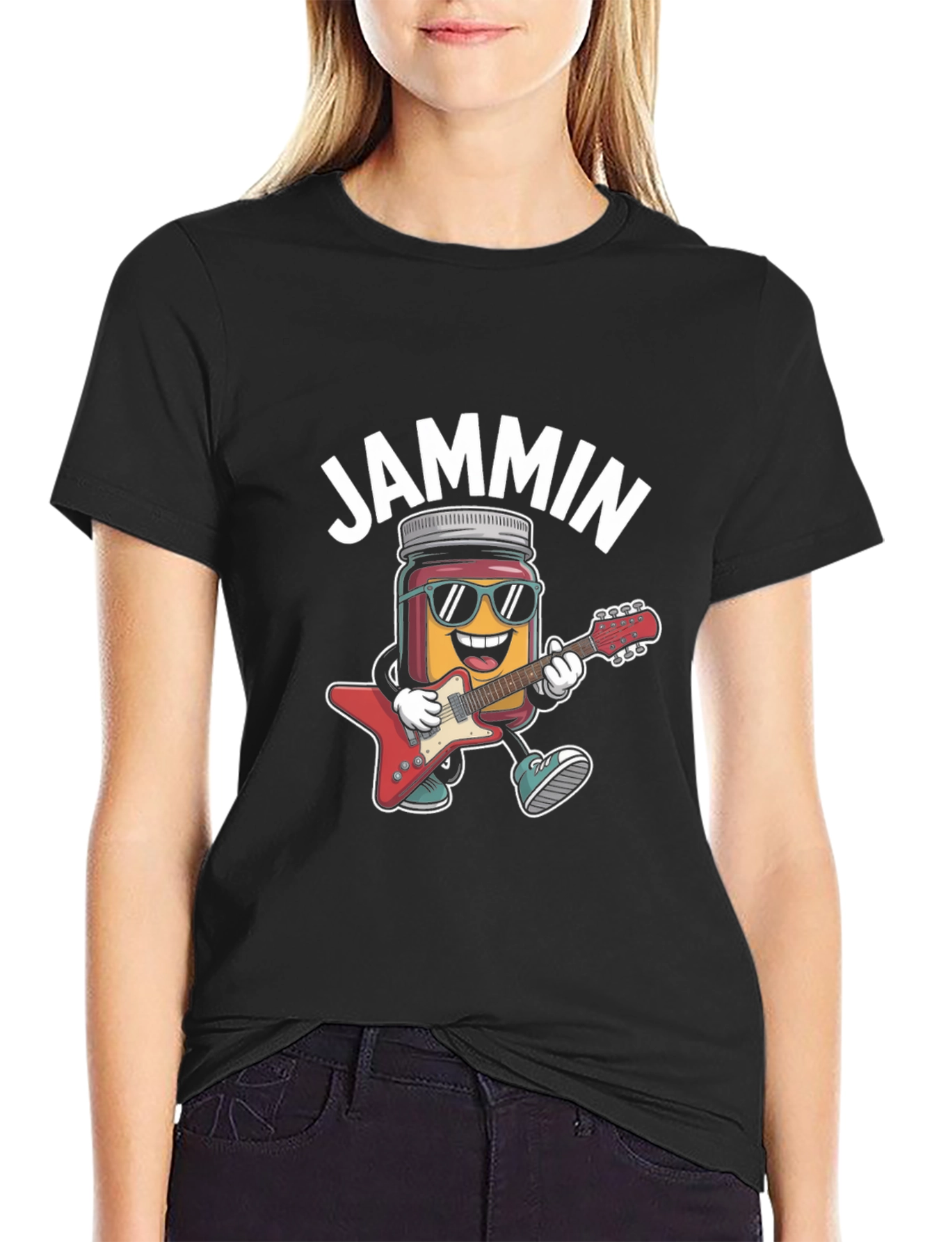 Jammin Guitar Jar T-Shirt - Rock On!