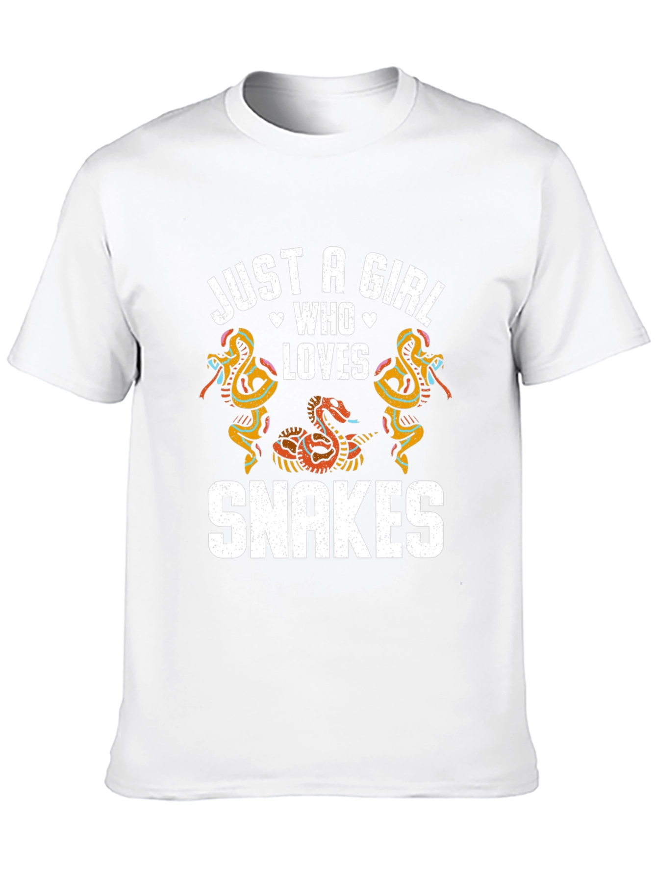 Just A Girl Who Loves Snakes Graphic T-Shirt