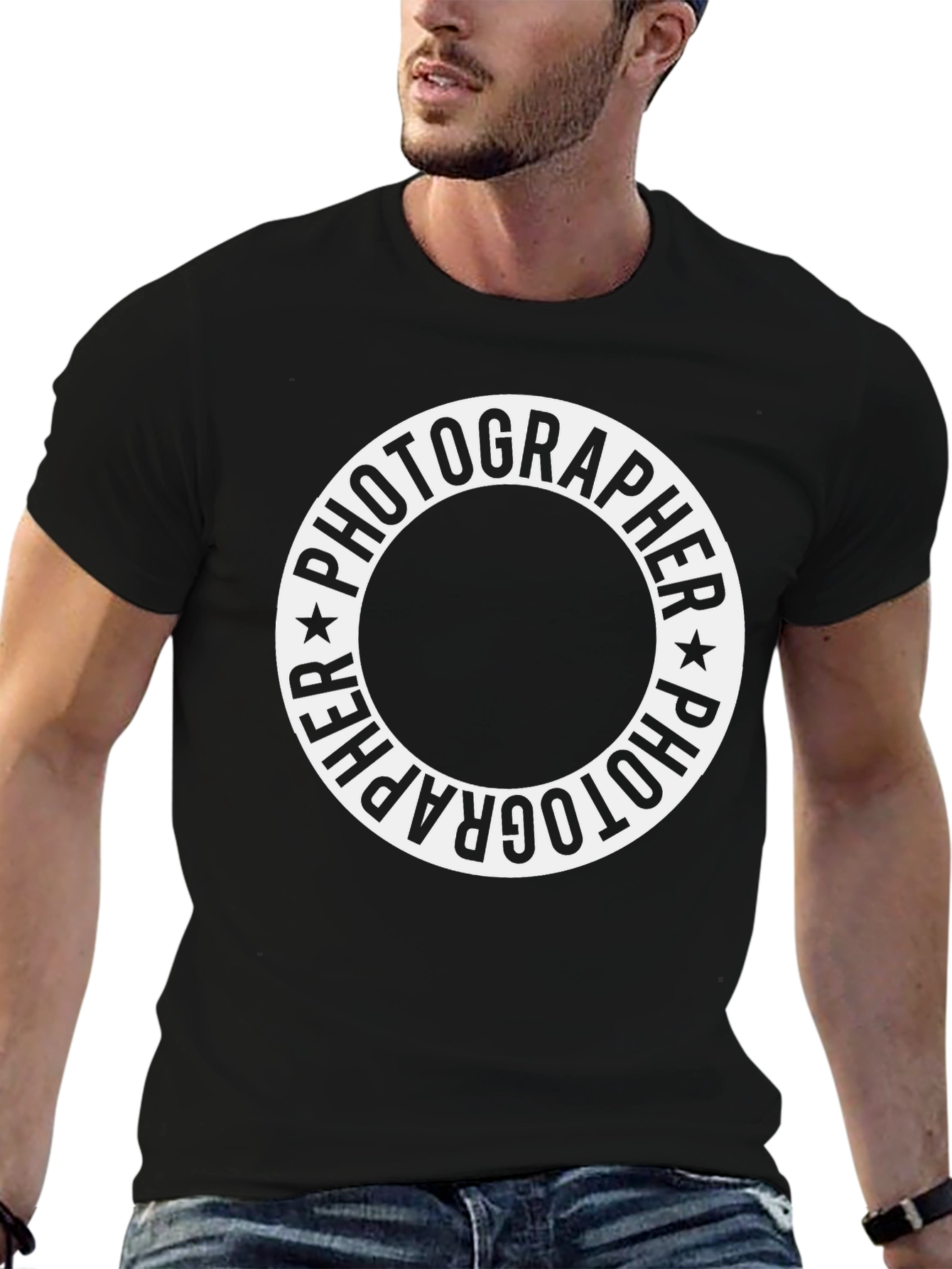 Photographer Circle Graphic T-Shirt