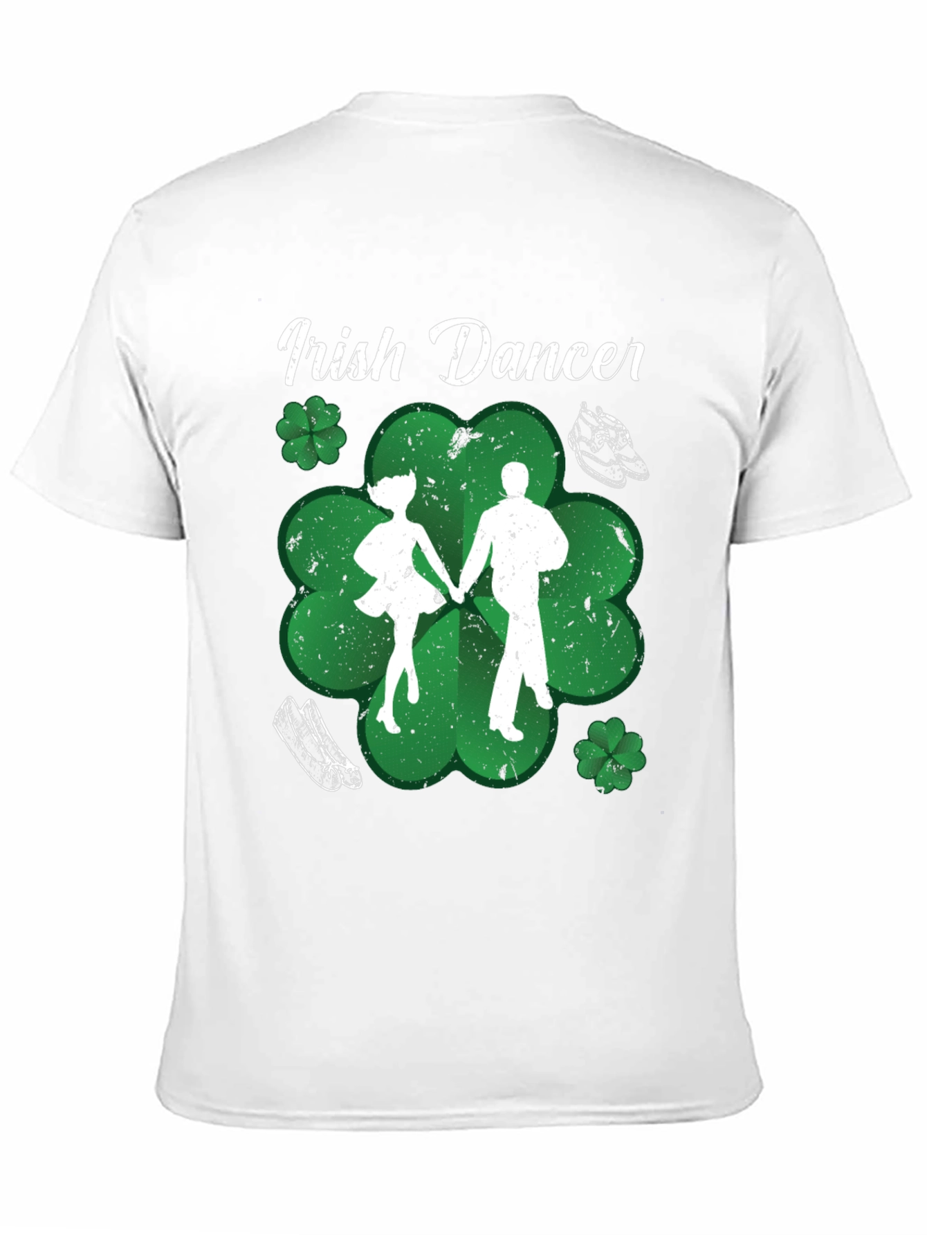 Irish Dancer T-Shirt St. Patricks Day Black Cotton