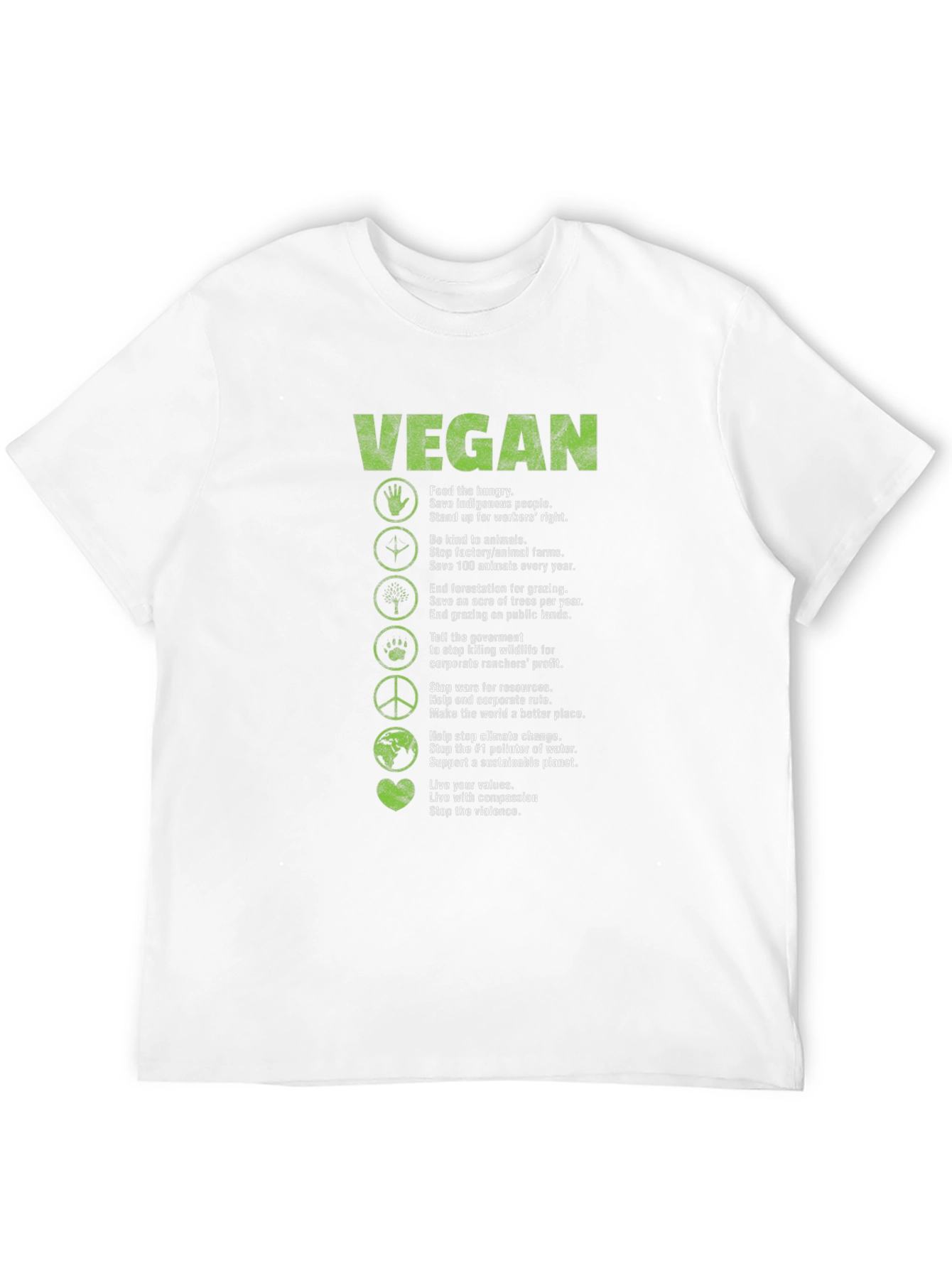Vegan T-Shirt - Awareness & Compassion