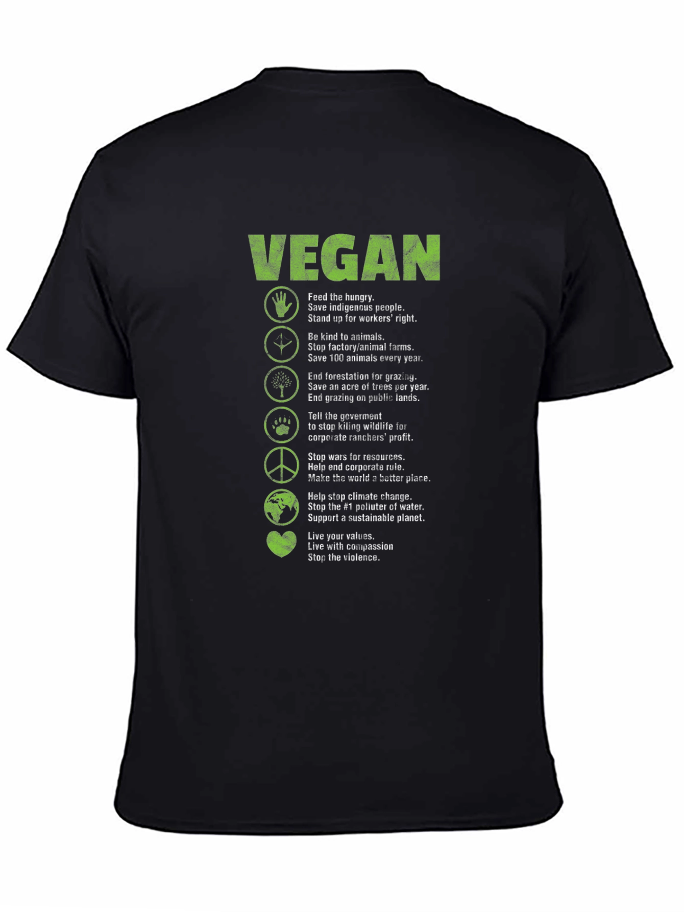 Vegan T-Shirt - Awareness & Compassion