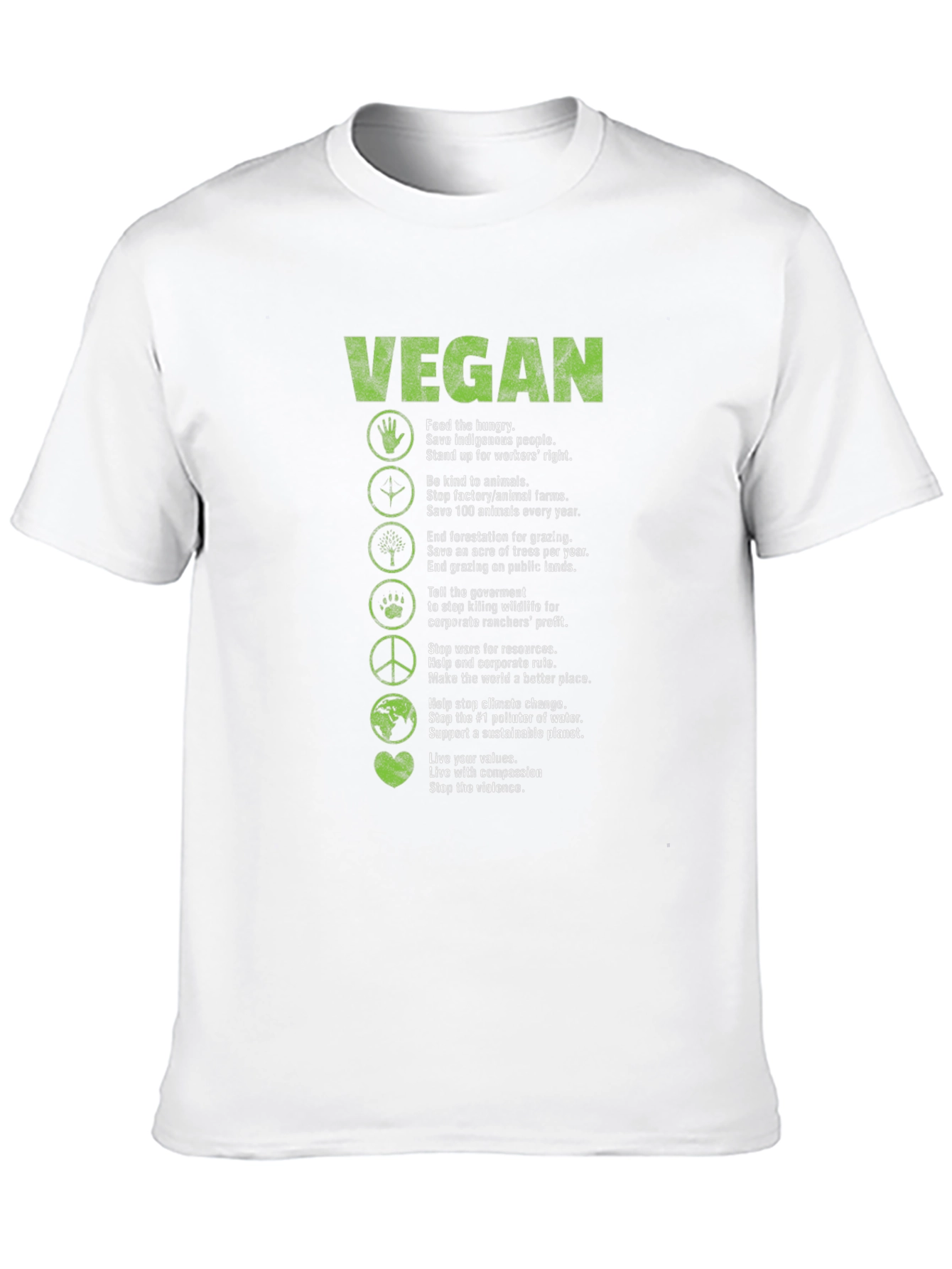 Vegan T-Shirt - Awareness & Compassion