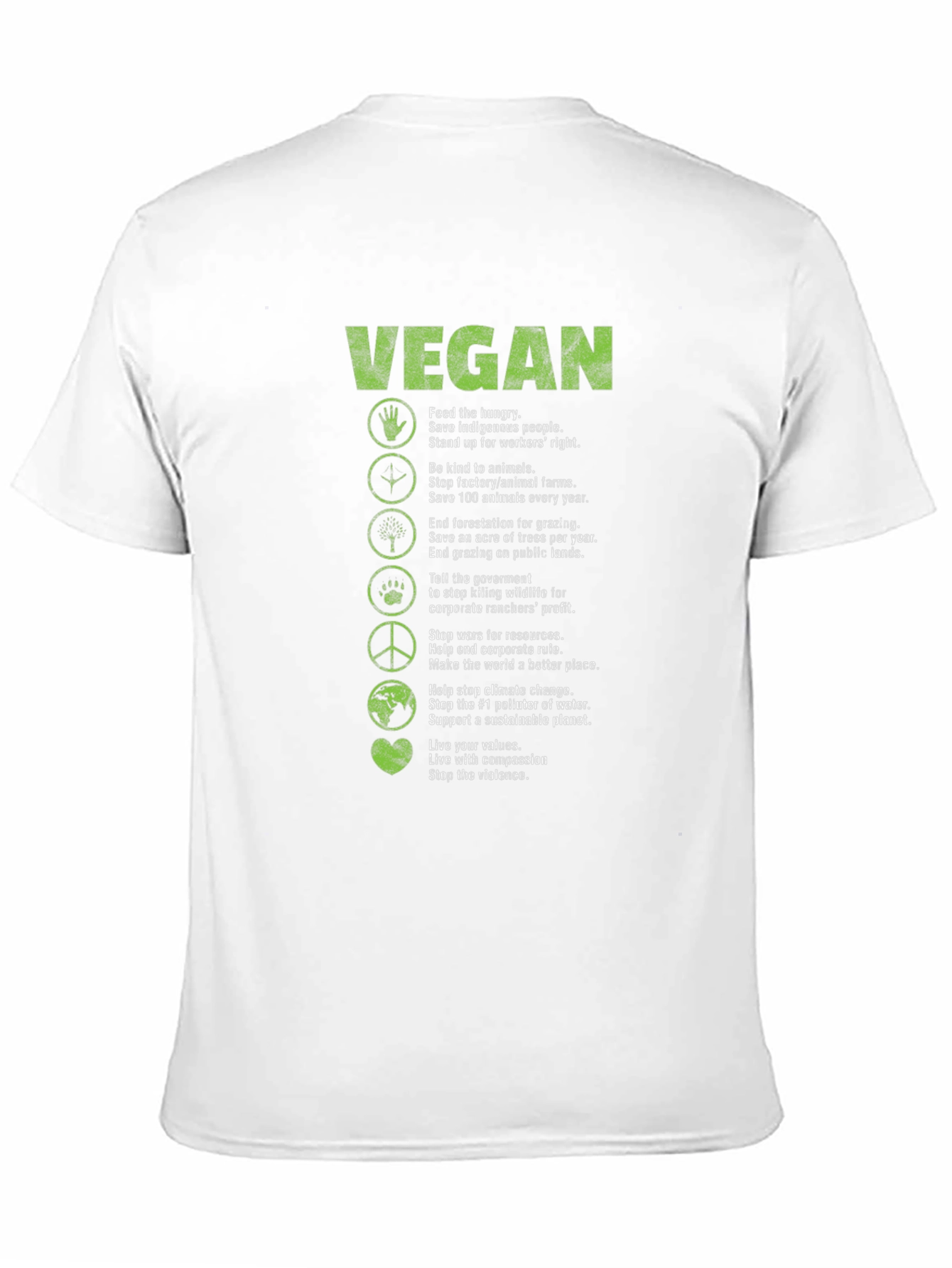 Vegan T-Shirt - Awareness & Compassion