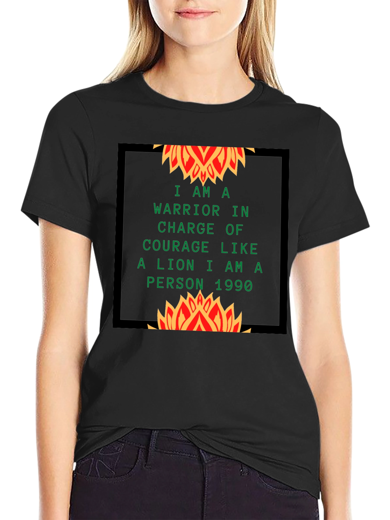 Warrior Lion T-Shirt - Courageous Design