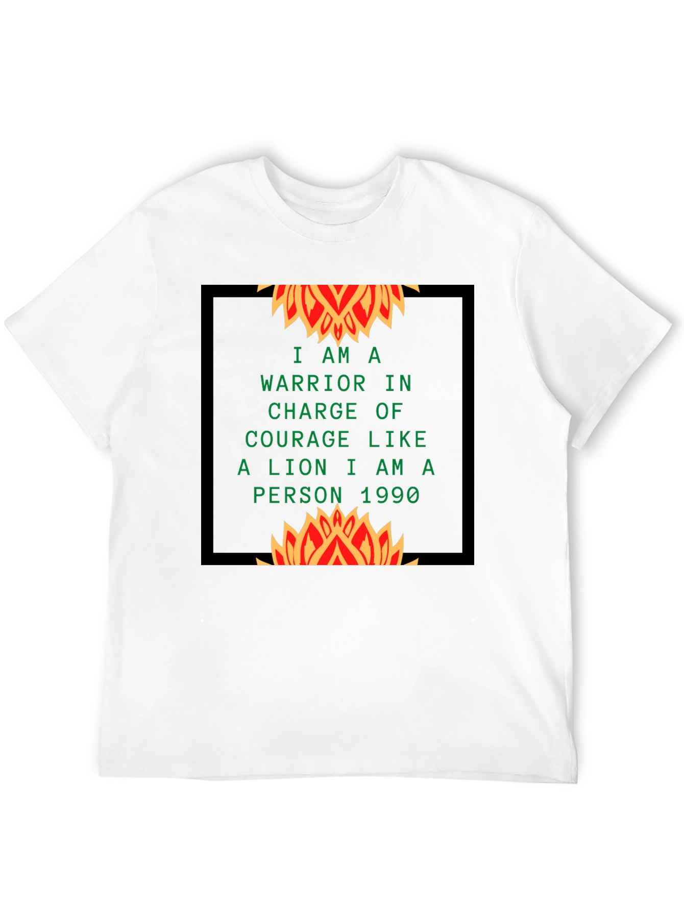 Warrior Lion T-Shirt - Courageous Design