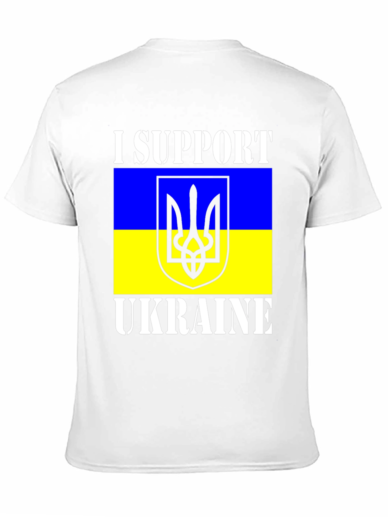 I Support Ukraine T-Shirt - Black
