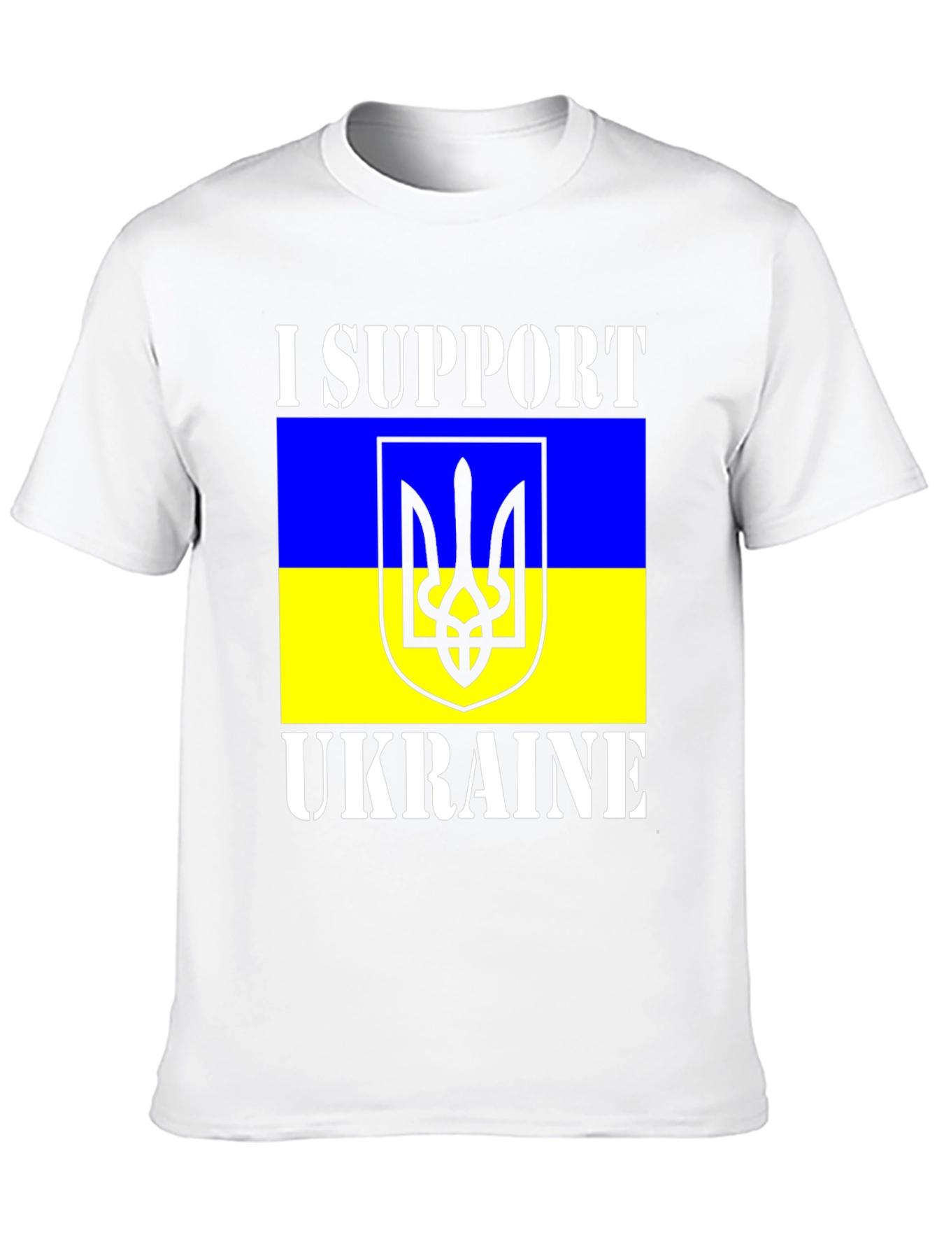 I Support Ukraine T-Shirt - Black