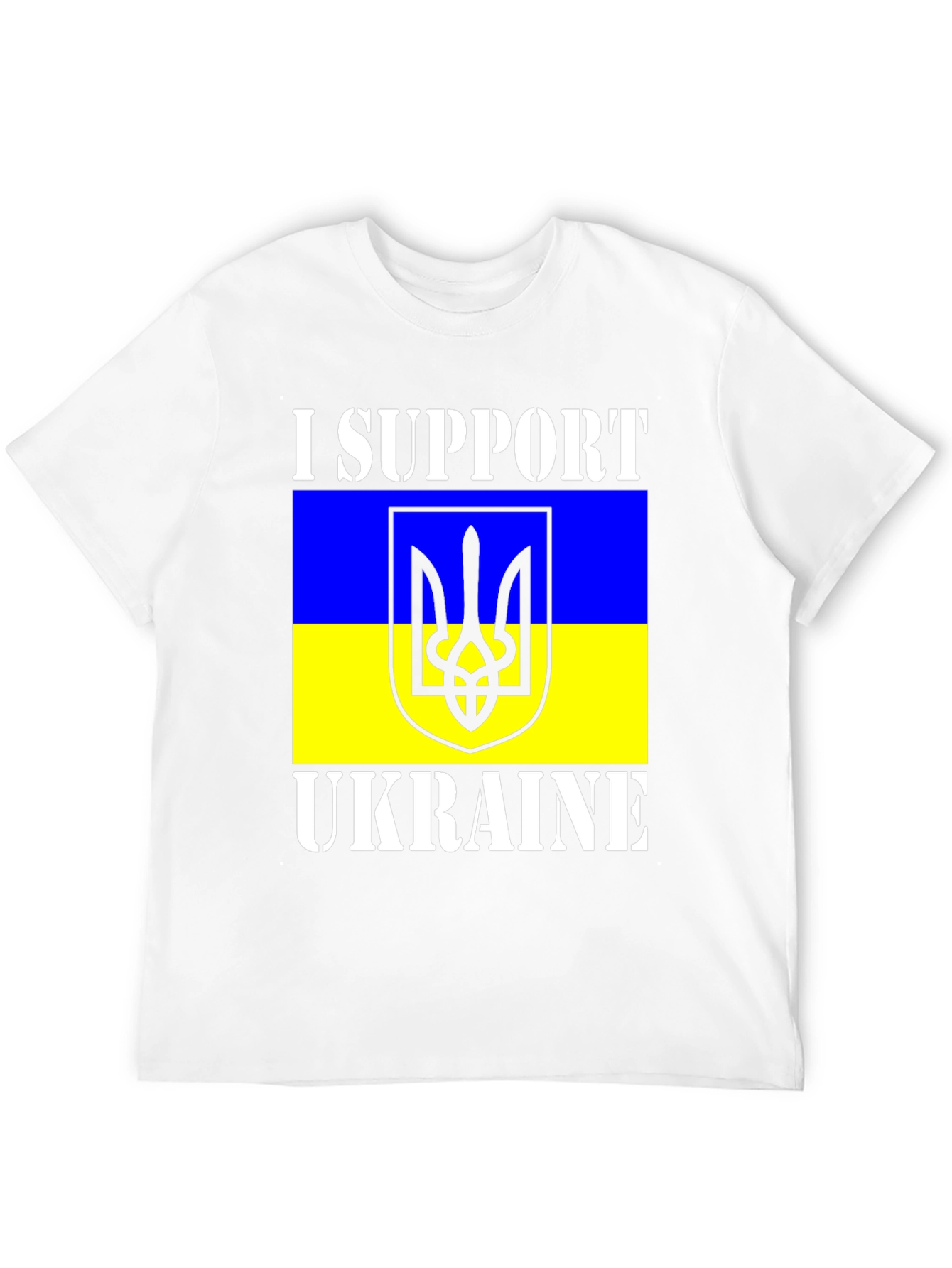 I Support Ukraine T-Shirt - Black