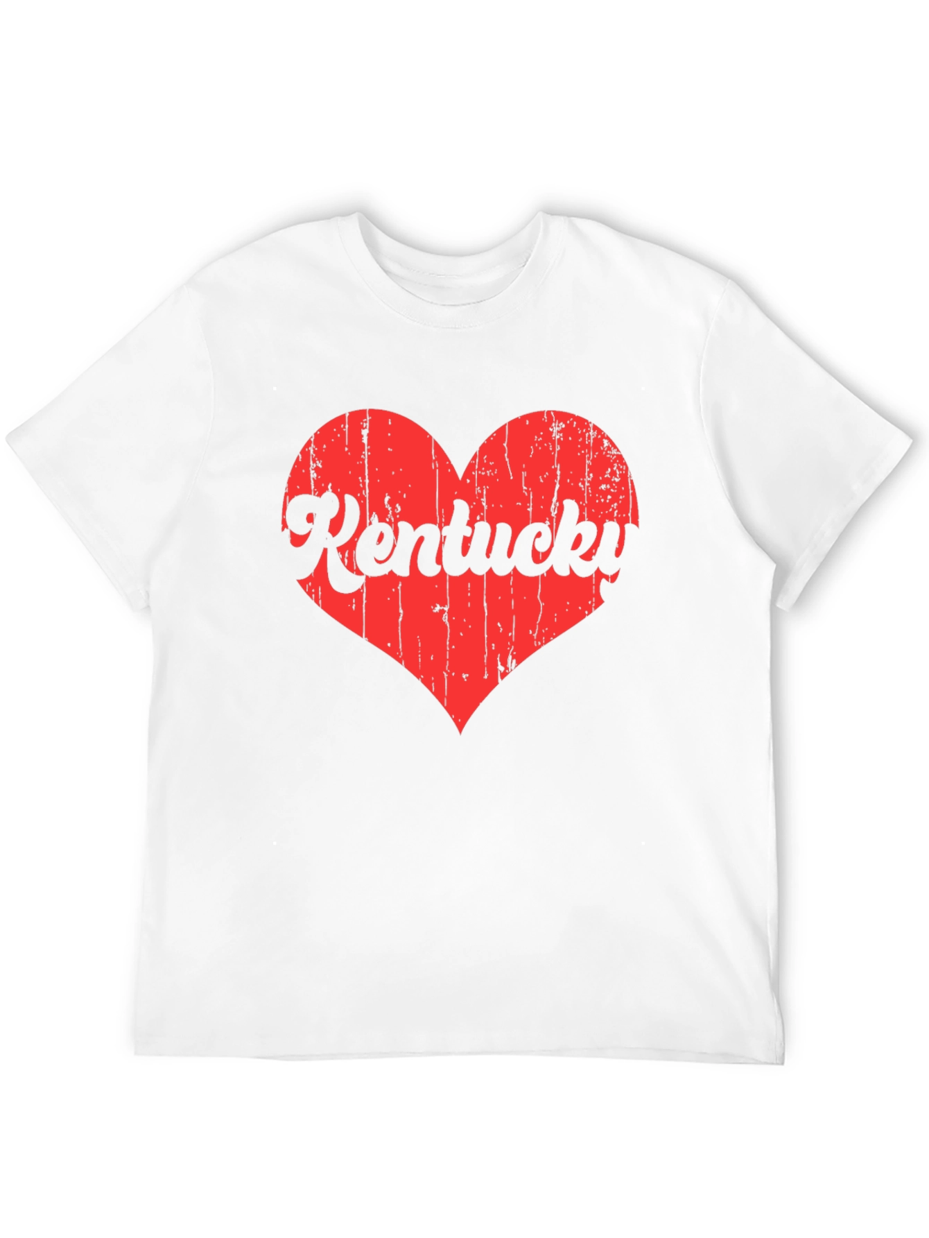 Kentucky Heart T-Shirt - Distressed Graphic Tee