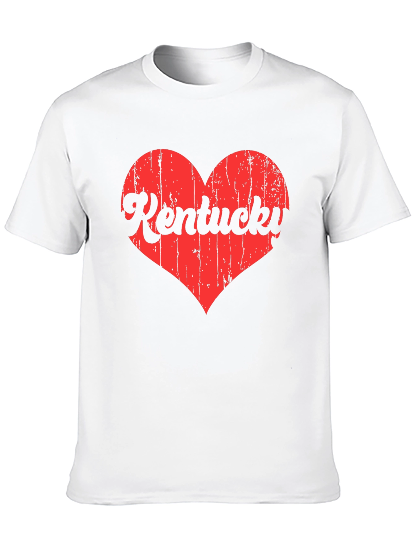 Kentucky Heart T-Shirt - Distressed Graphic Tee