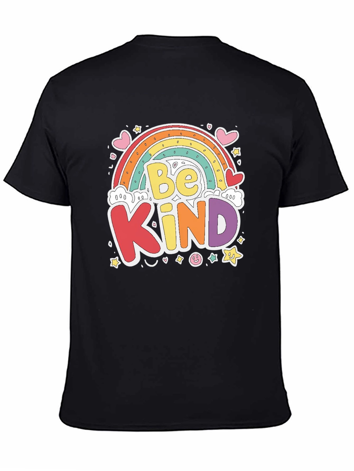 Be Kind Rainbow Graphic T-Shirt