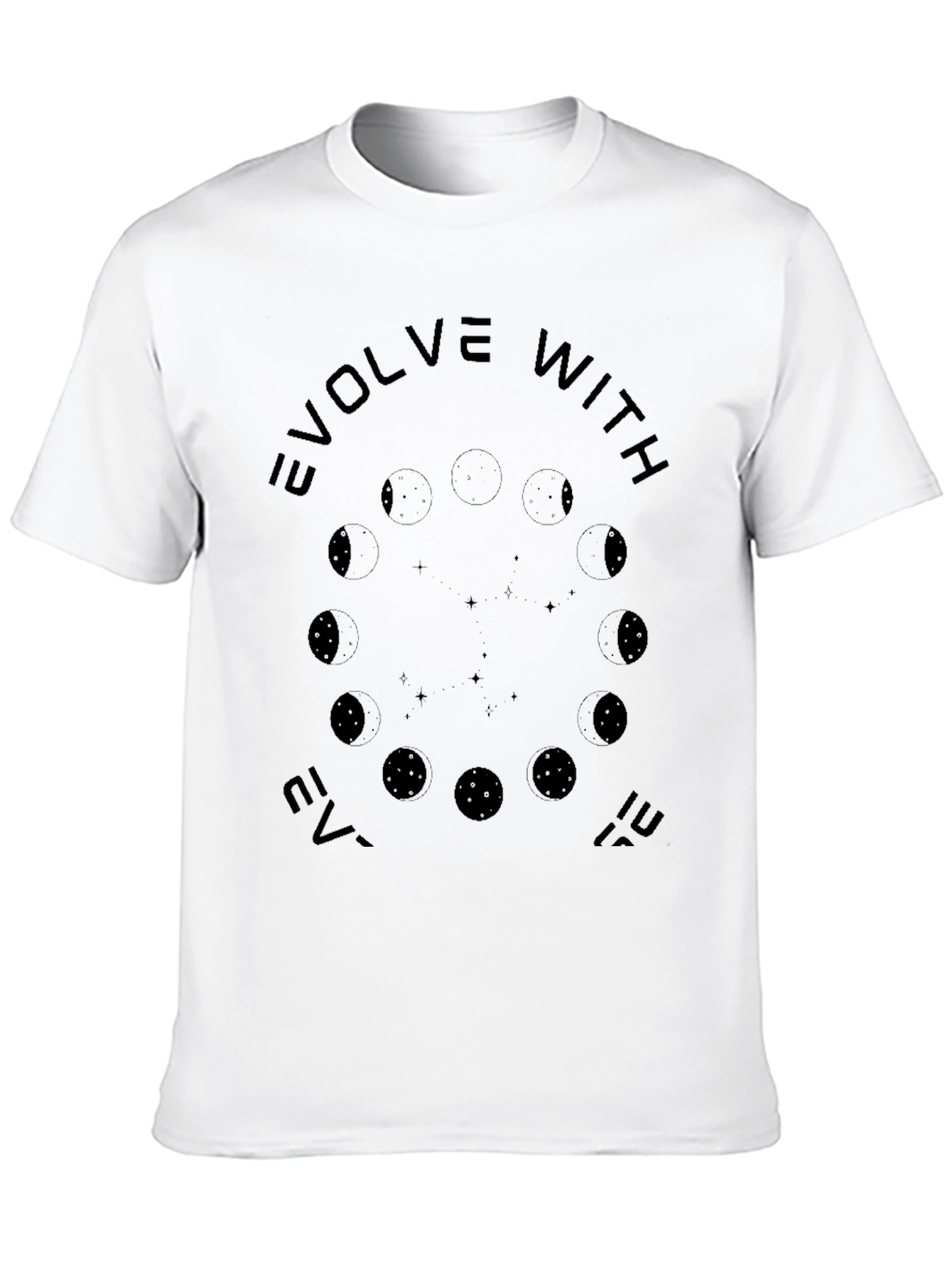 Evolve With It Black Graphic Tee
