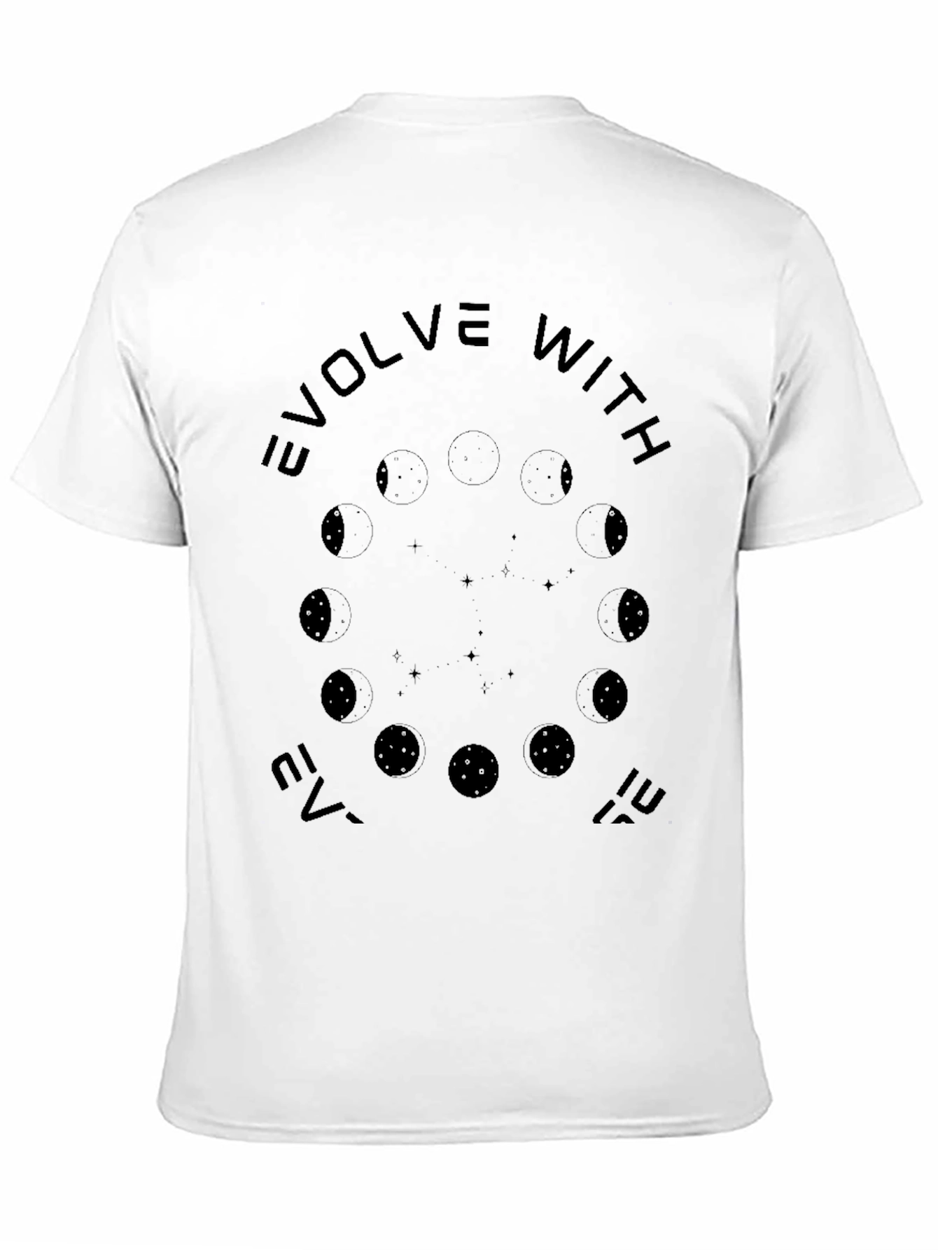Evolve With It Black Graphic Tee