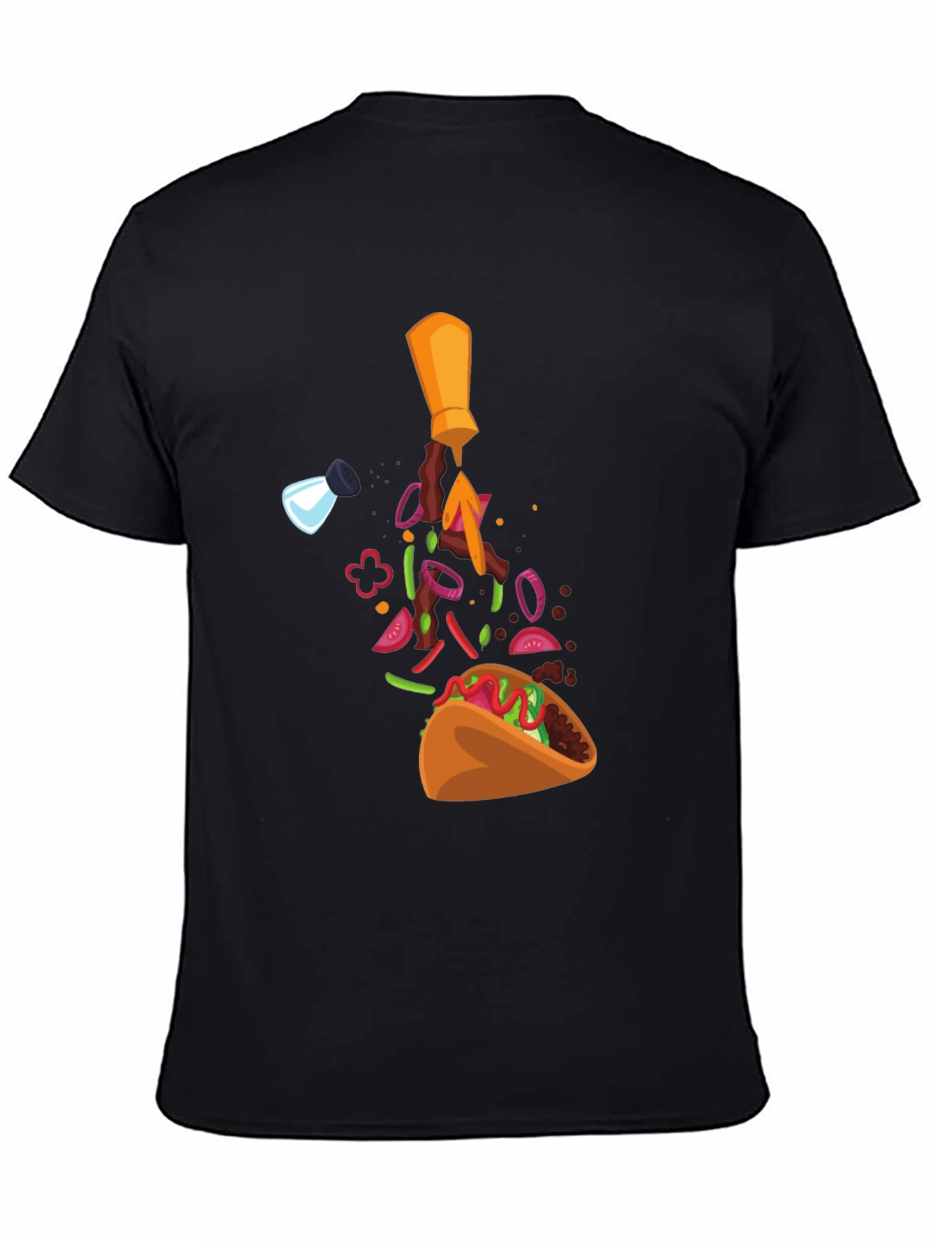 Taco Ingredients T-Shirt - Funny Foodie Tee
