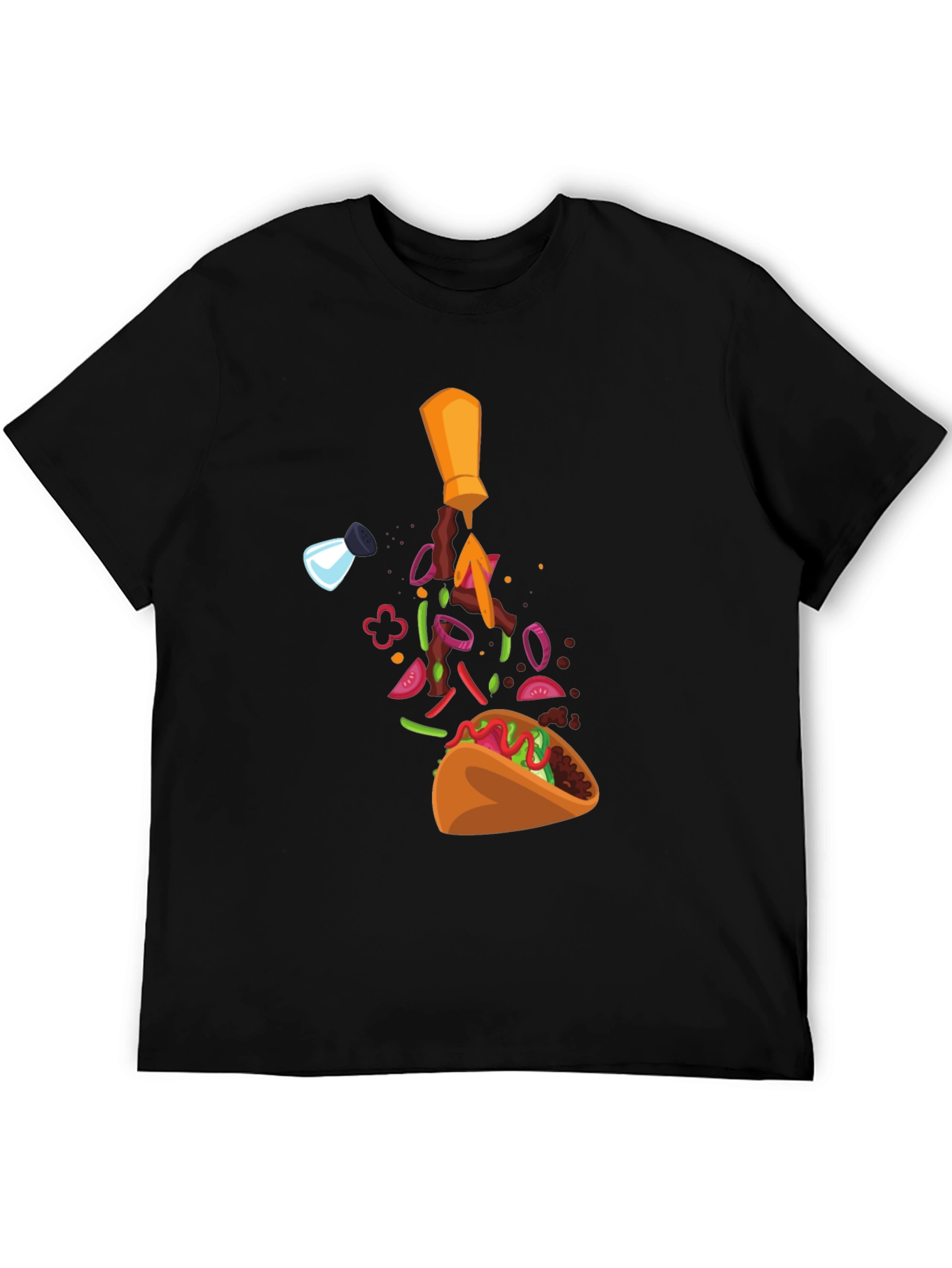 Taco Ingredients T-Shirt - Funny Foodie Tee
