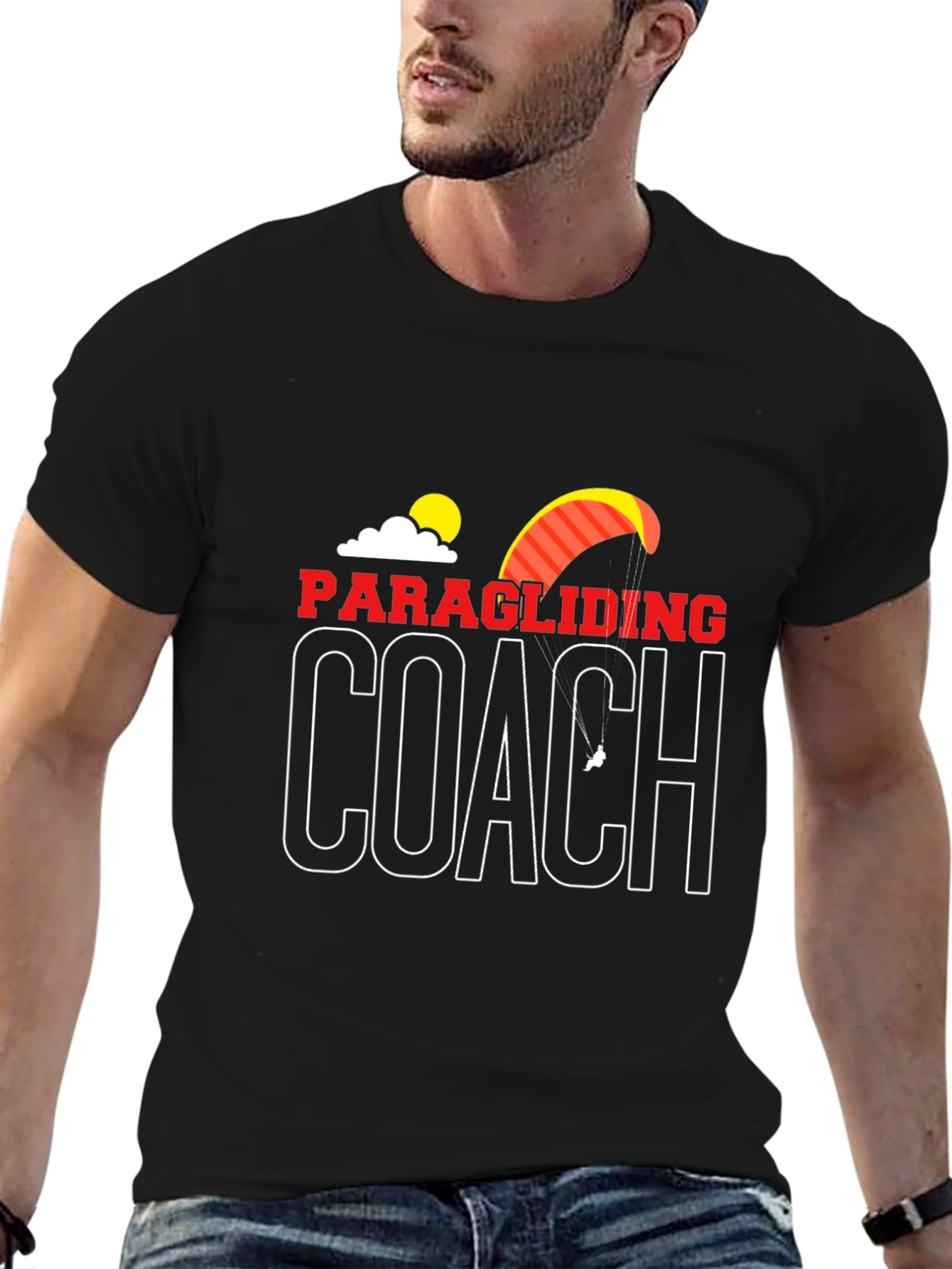 Paragliding Coach Graphic Tee