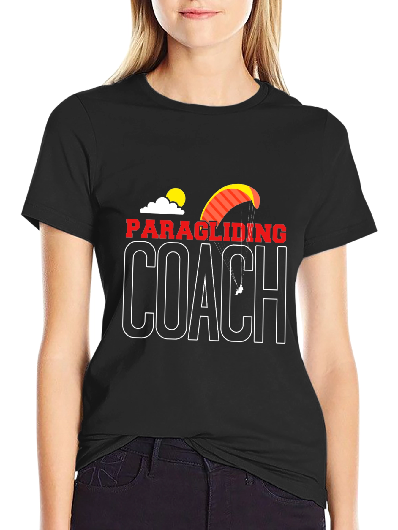 Paragliding Coach Graphic Tee