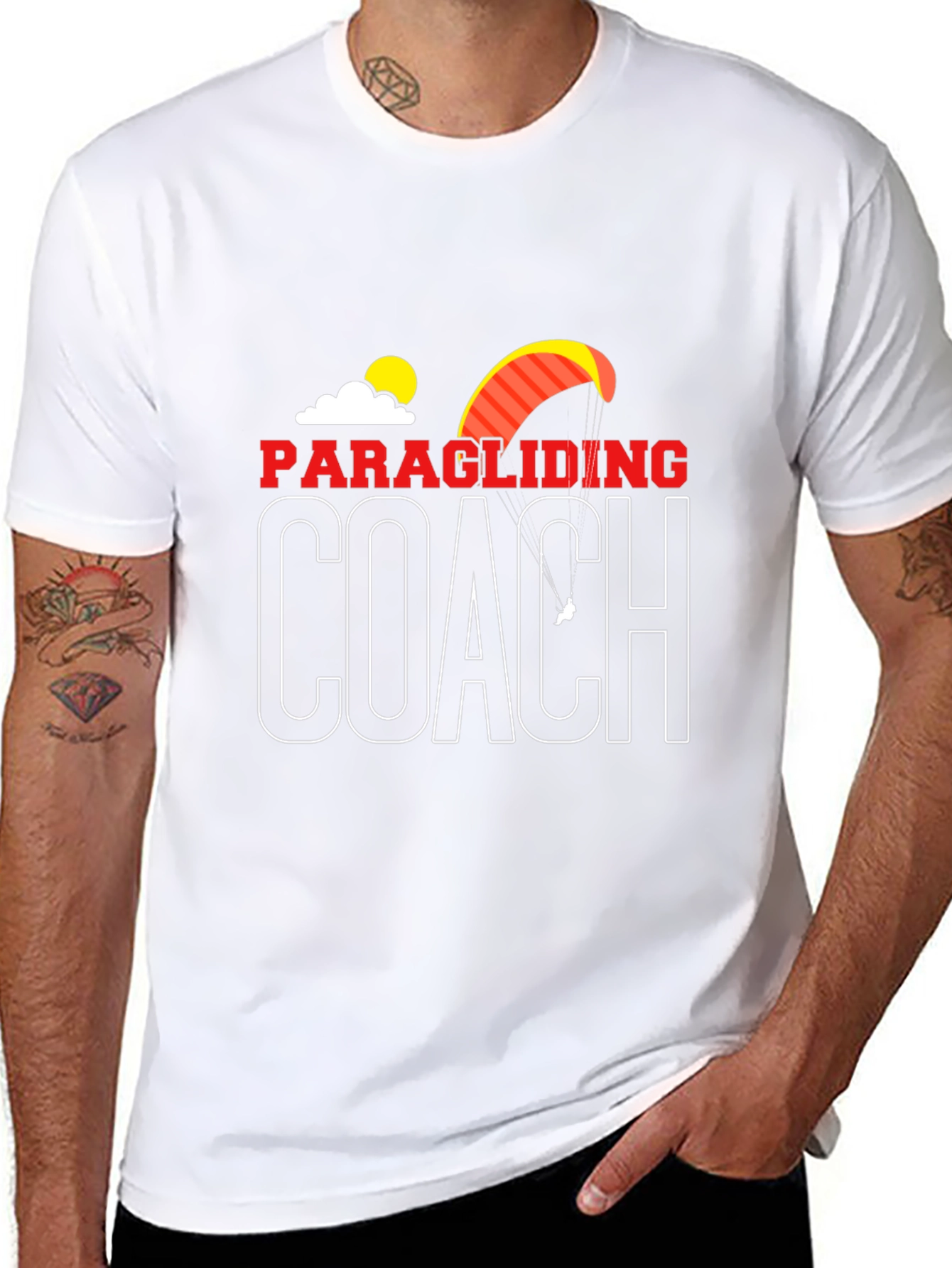 Paragliding Coach Graphic Tee