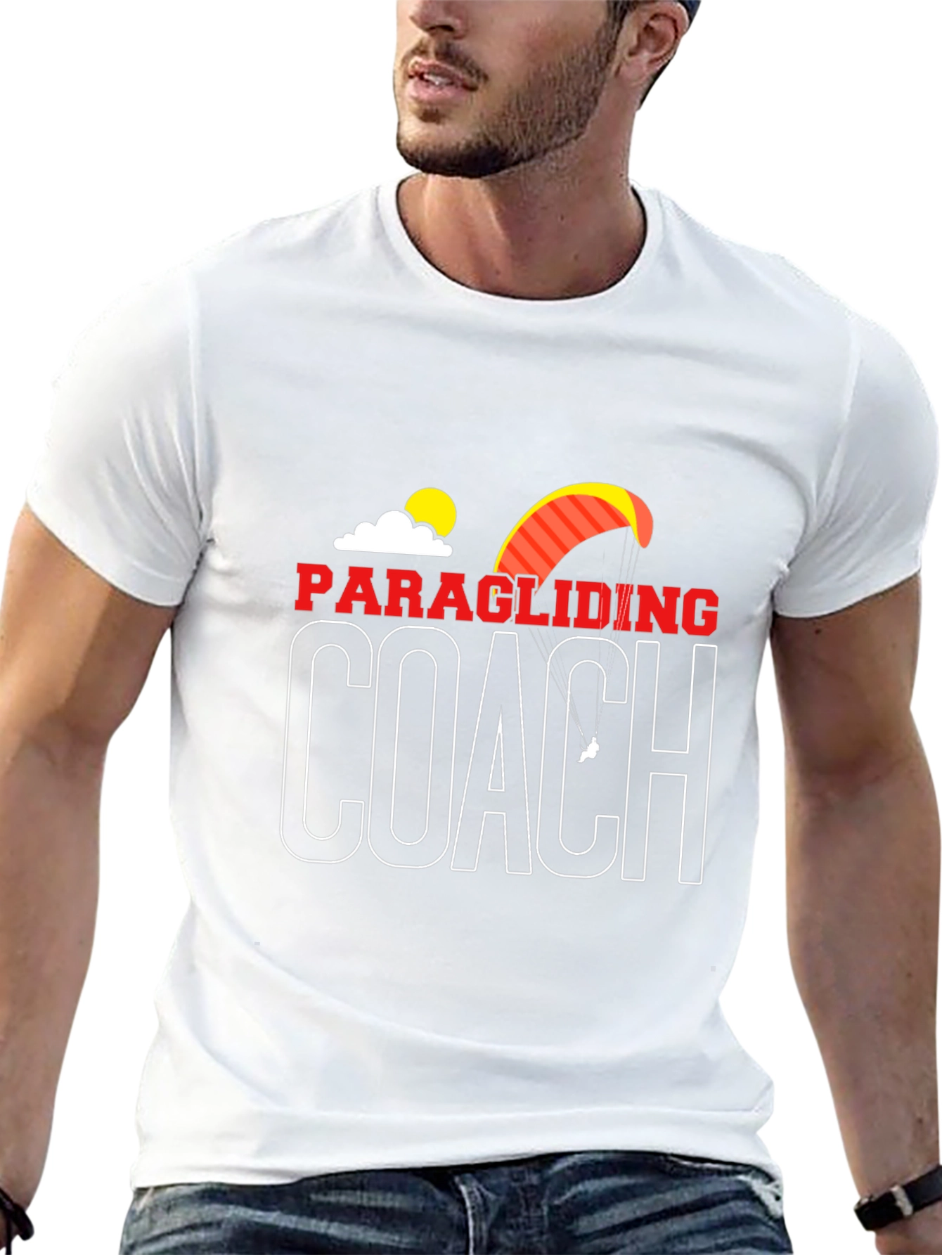 Paragliding Coach Graphic Tee