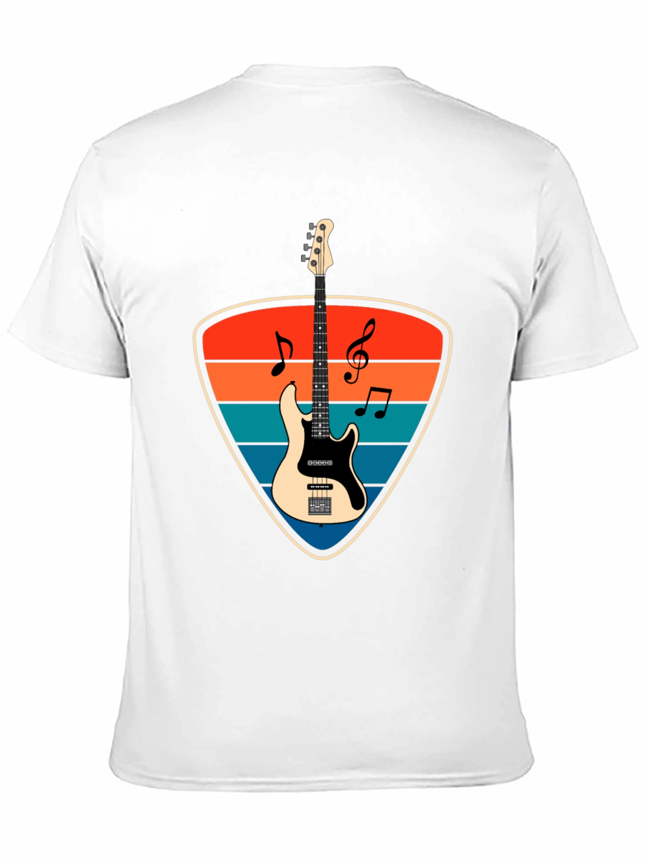 Retro Electric Bass Guitar T-Shirt