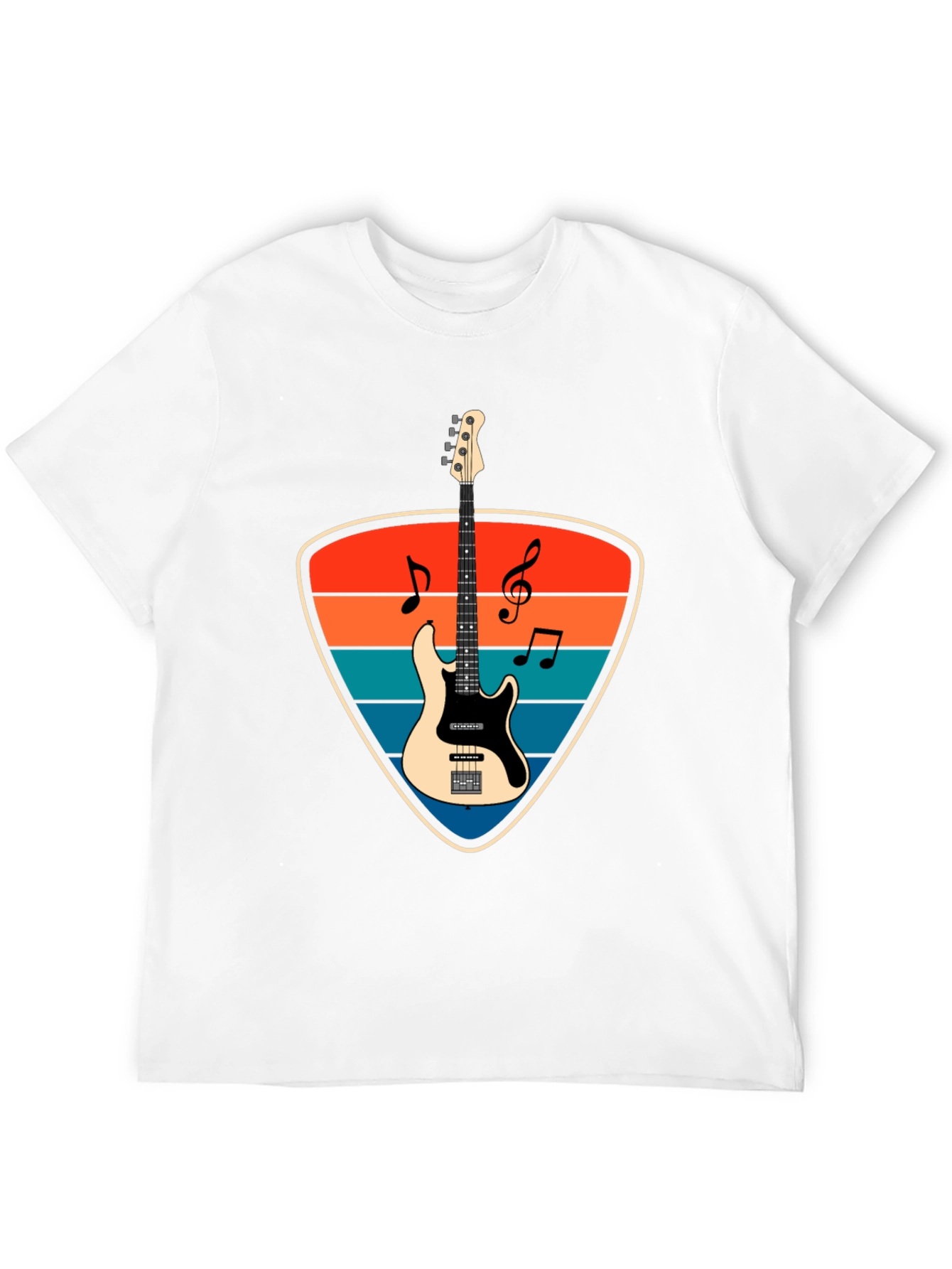 Retro Electric Bass Guitar T-Shirt