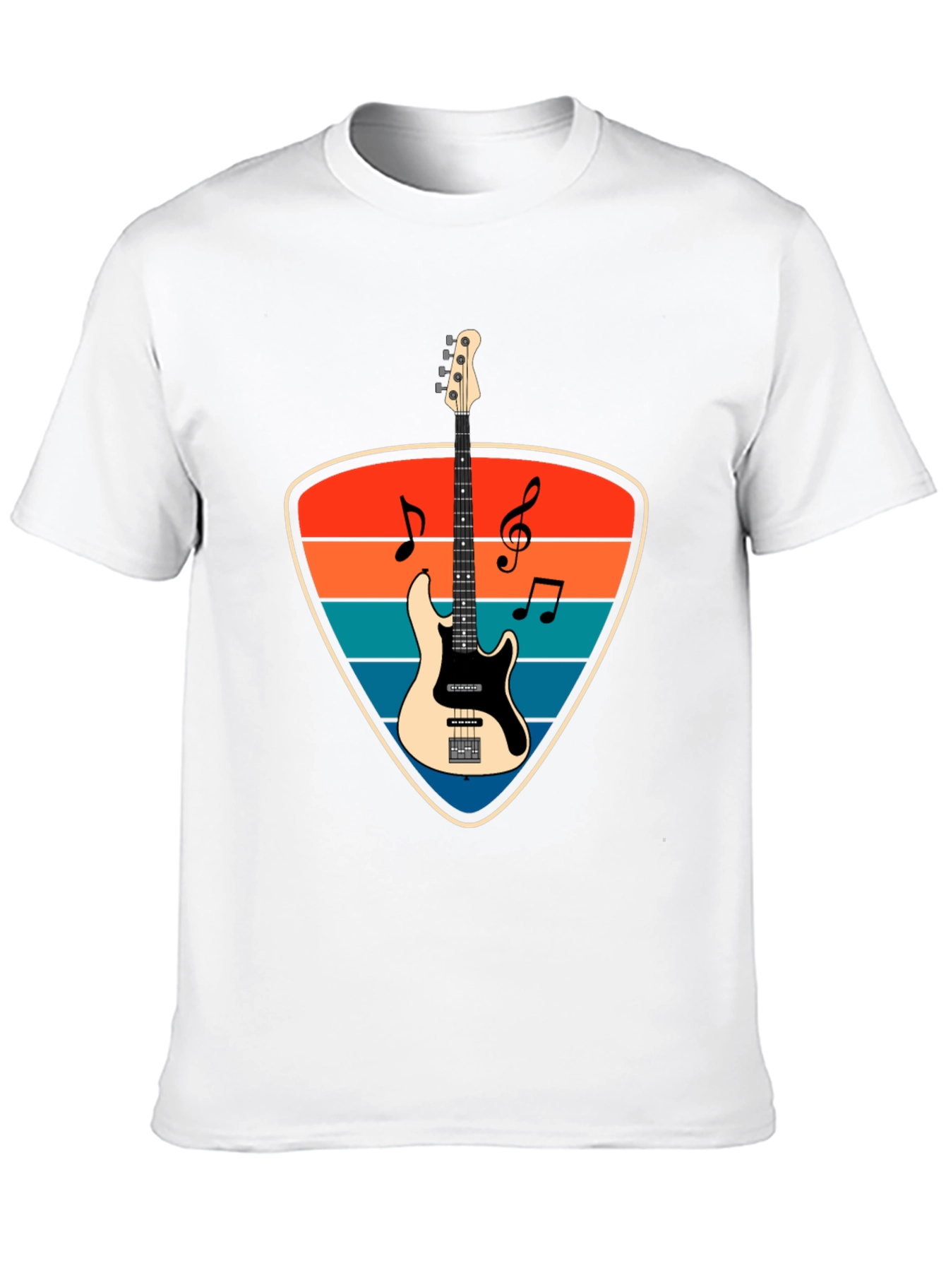 Retro Electric Bass Guitar T-Shirt