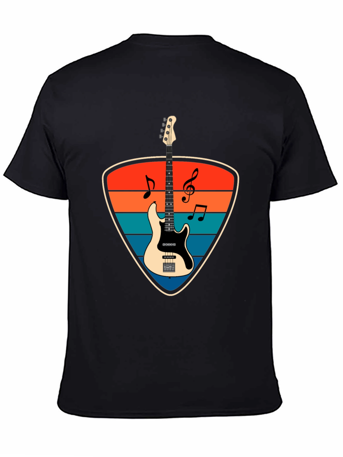 Retro Electric Bass Guitar T-Shirt