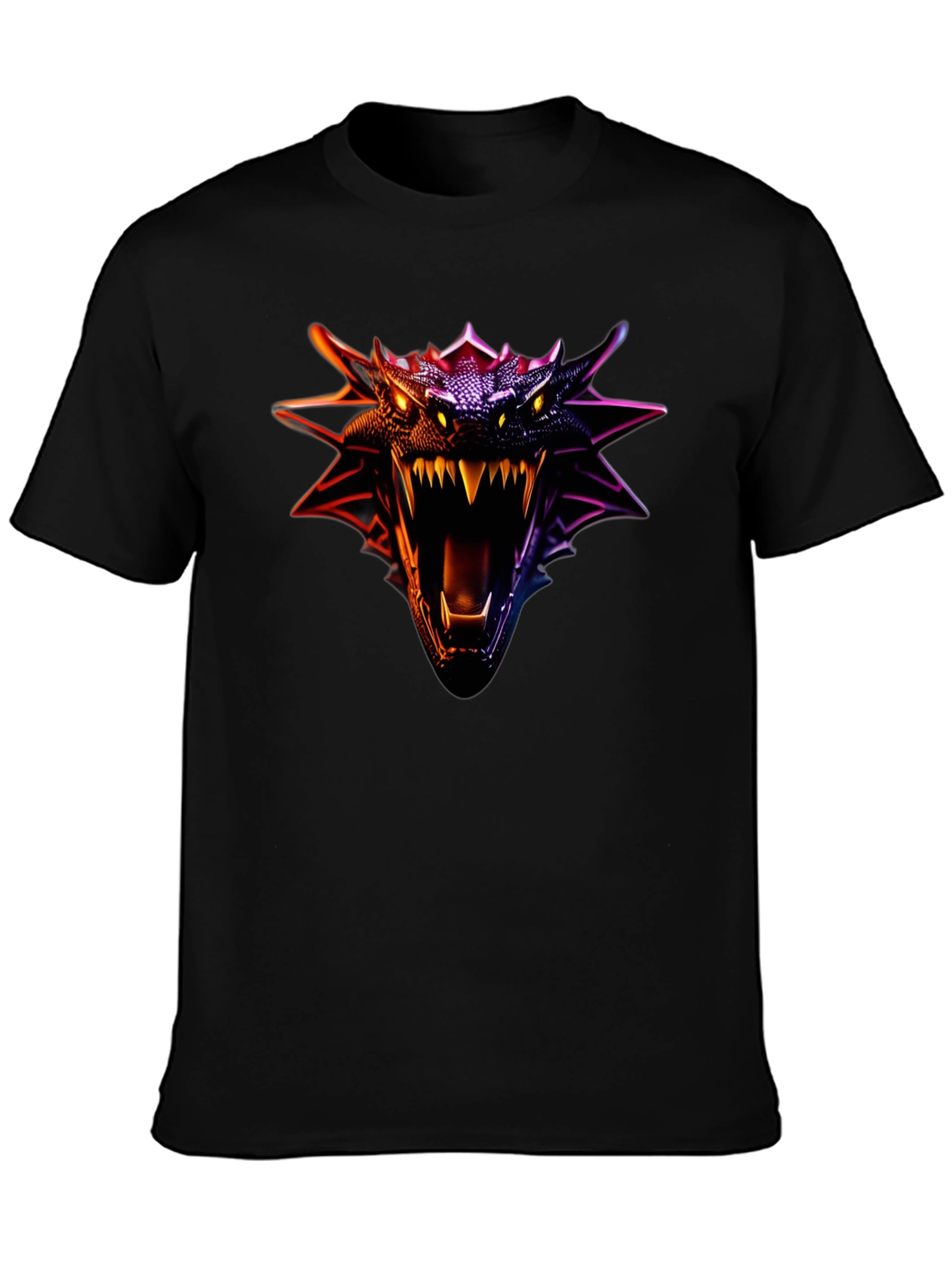 Dragon Head Graphic Tee - Fierce Design