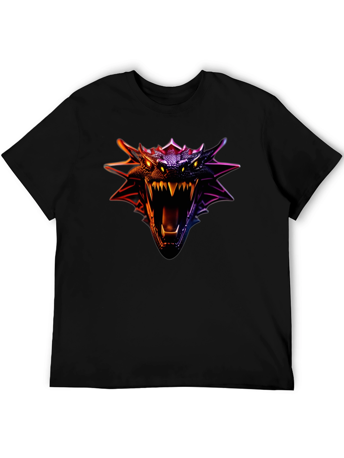Dragon Head Graphic Tee - Fierce Design