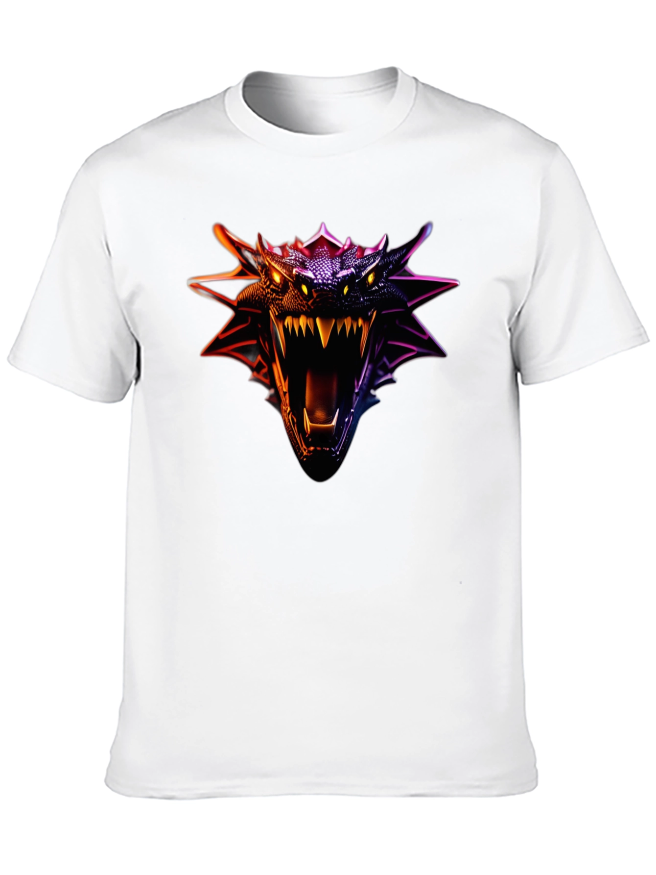 Dragon Head Graphic Tee - Fierce Design