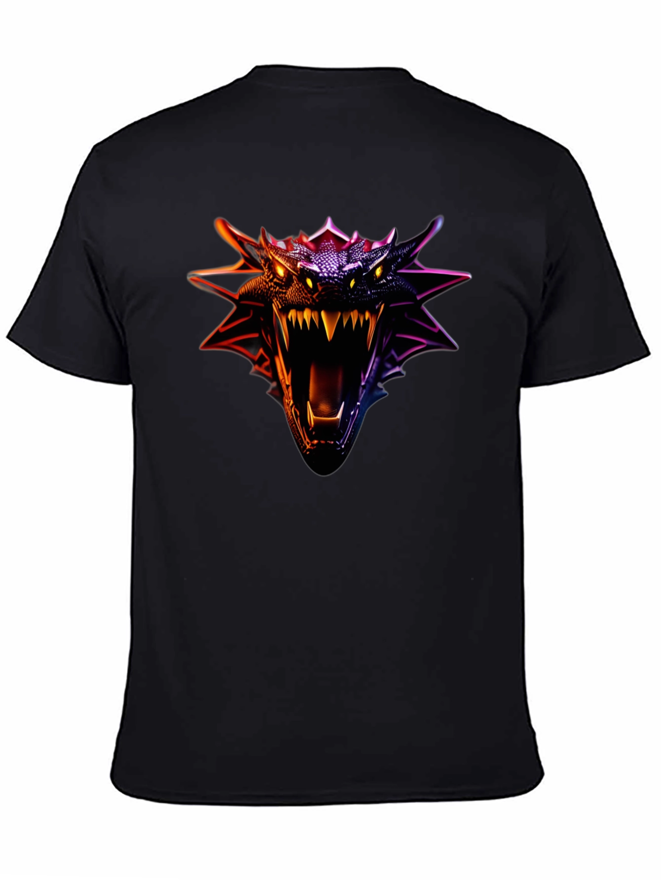 Dragon Head Graphic Tee - Fierce Design