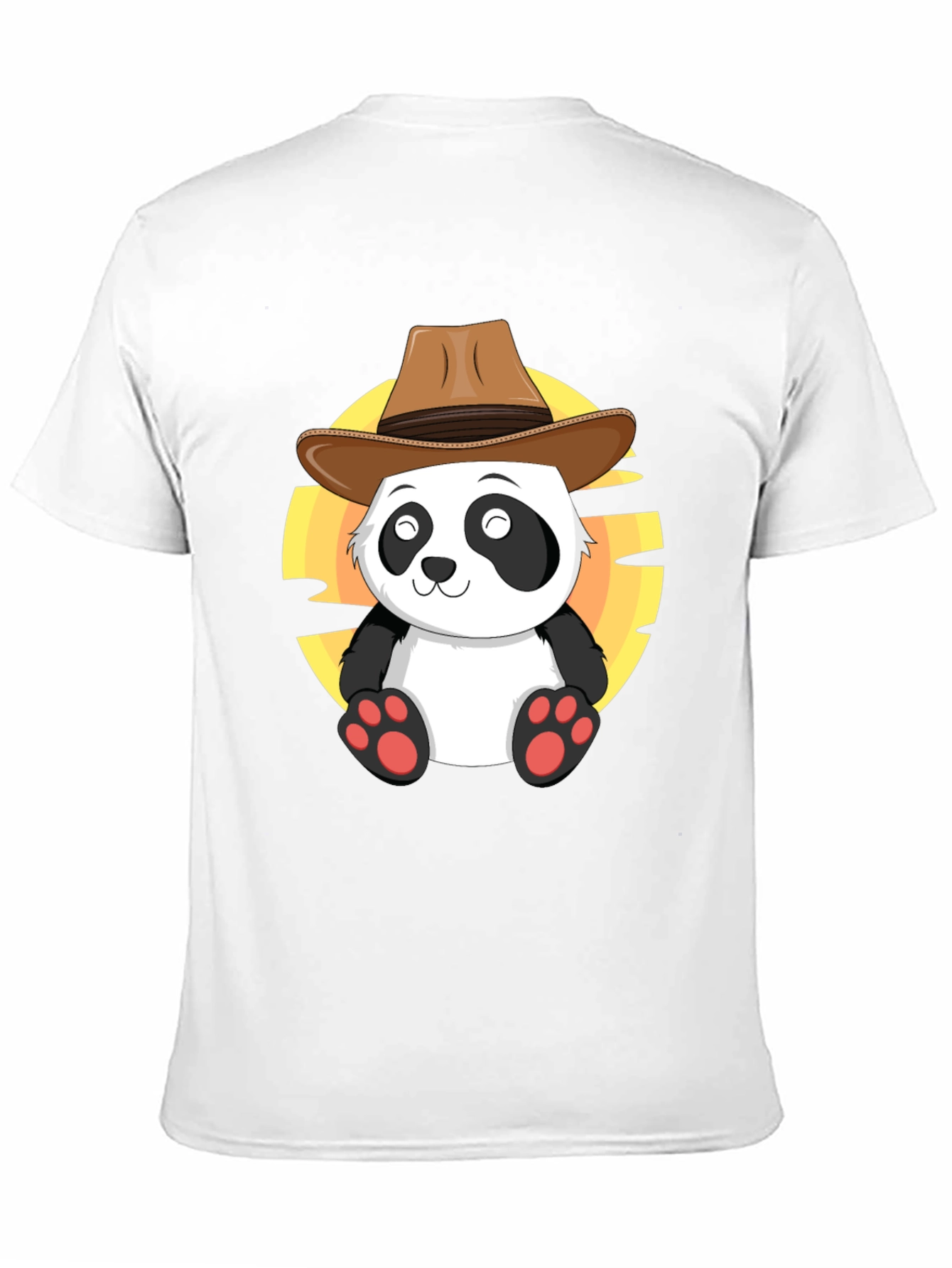Cowboy Panda T-Shirt - Cute Western Style